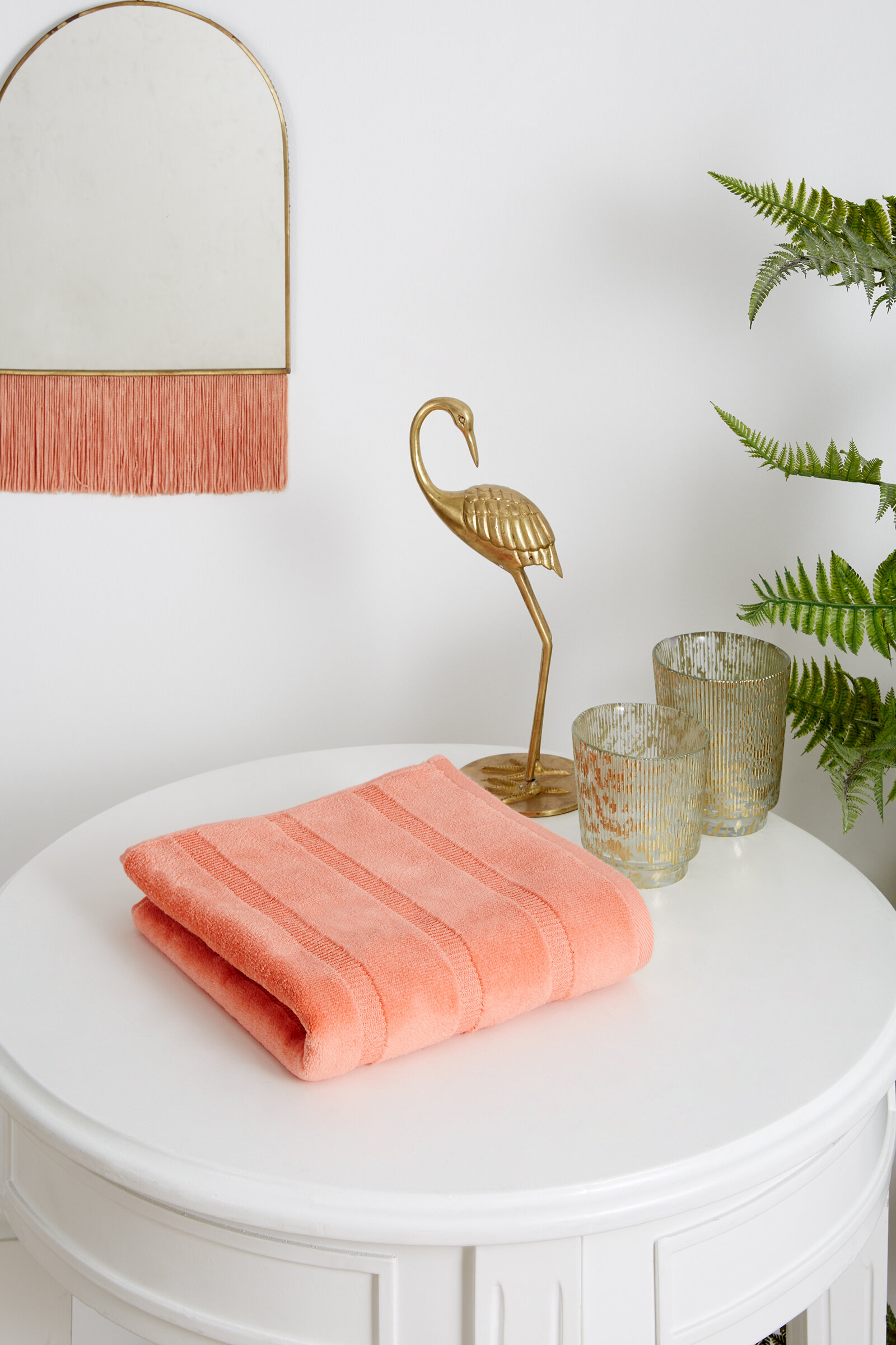 Sadem Organik Stripe El ve Yüz Havlusu 50x90 cm