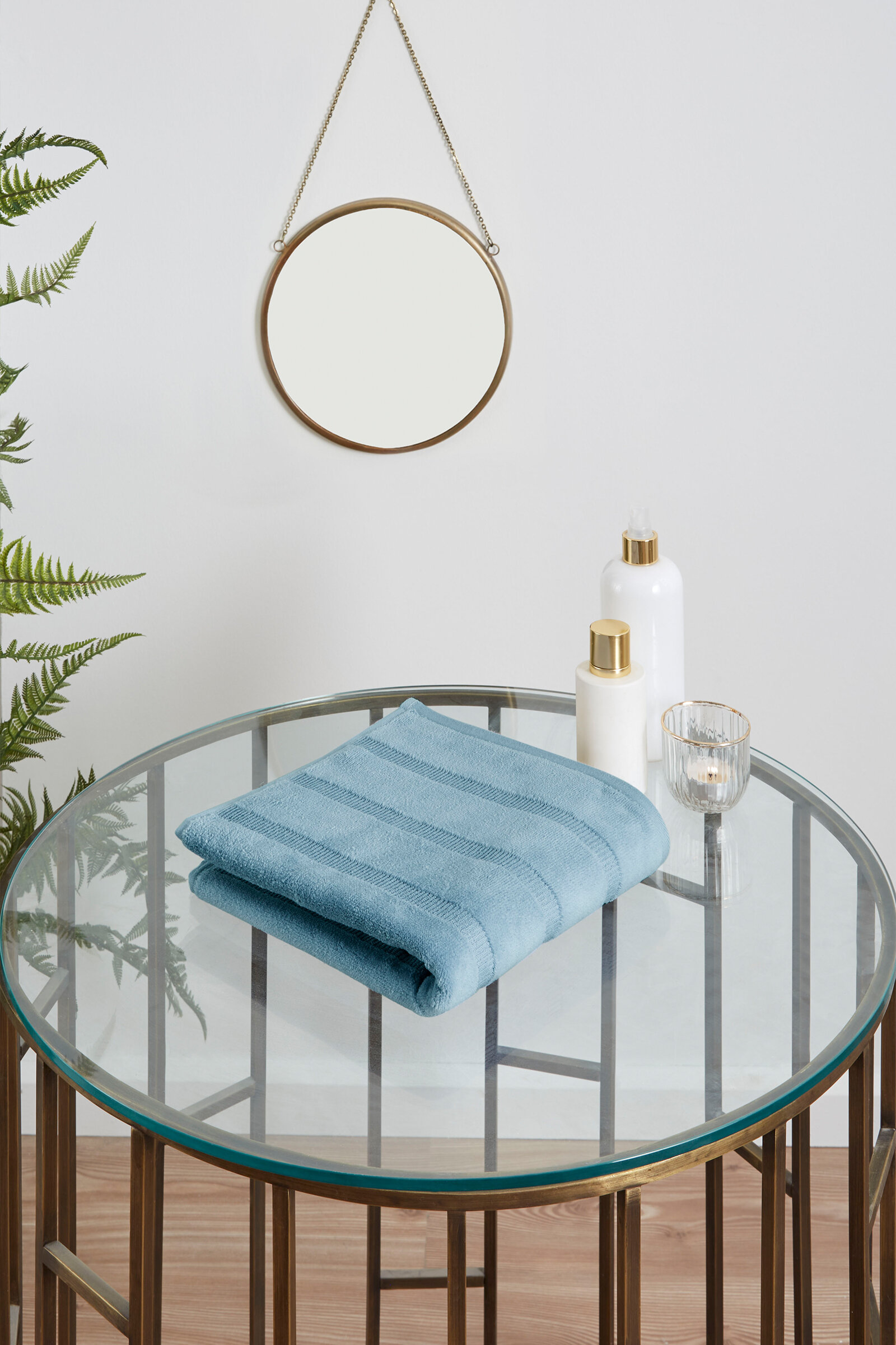 Sadem Organik Stripe El ve Yüz Havlusu 50x90 cm