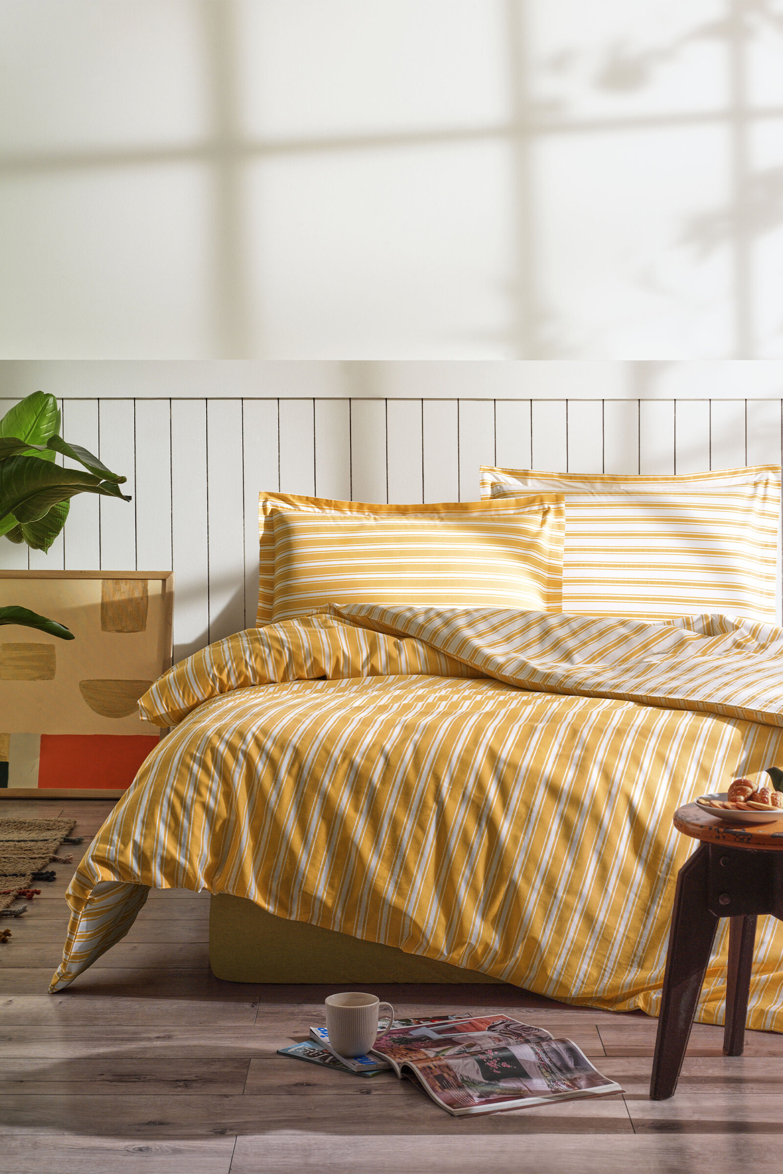 Özdilek Trioline Tek Kişilik Lastikli Çarşaf Nevresim Takımı