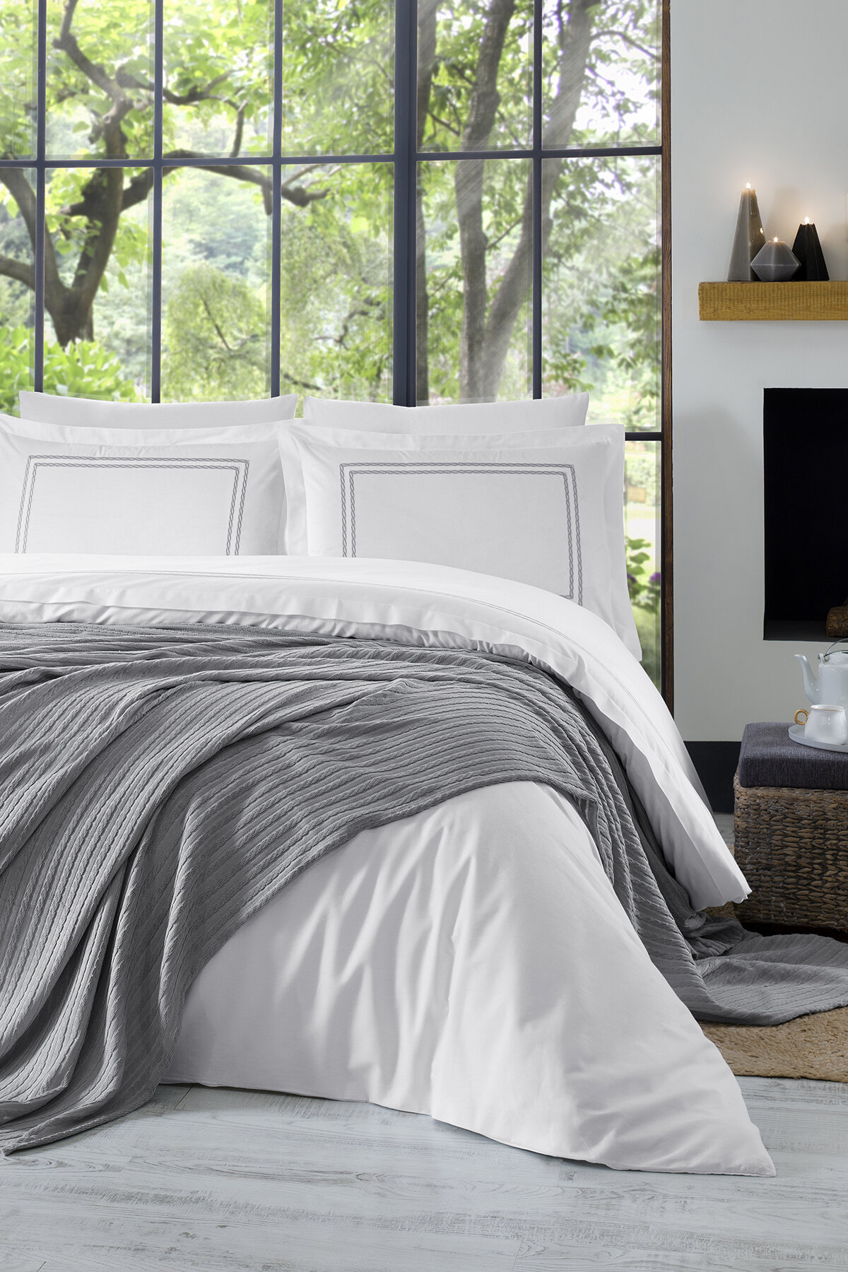 Özdilek Breeze Çift Kişilik Yatak Örtülü Nevresim Takımı