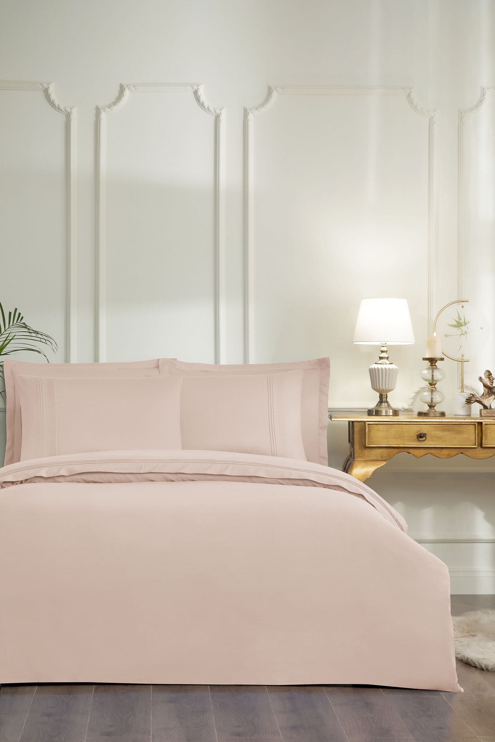 Sadem Organik Soft Line Çift Kişilik Saten Nevresim Takımı