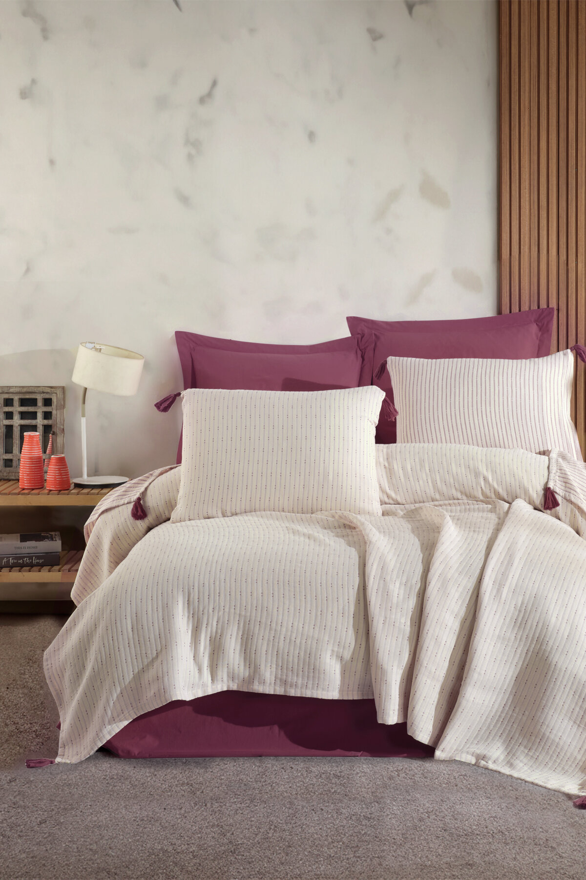 Özdilek Liya Çift Kişilik Pike Takımı