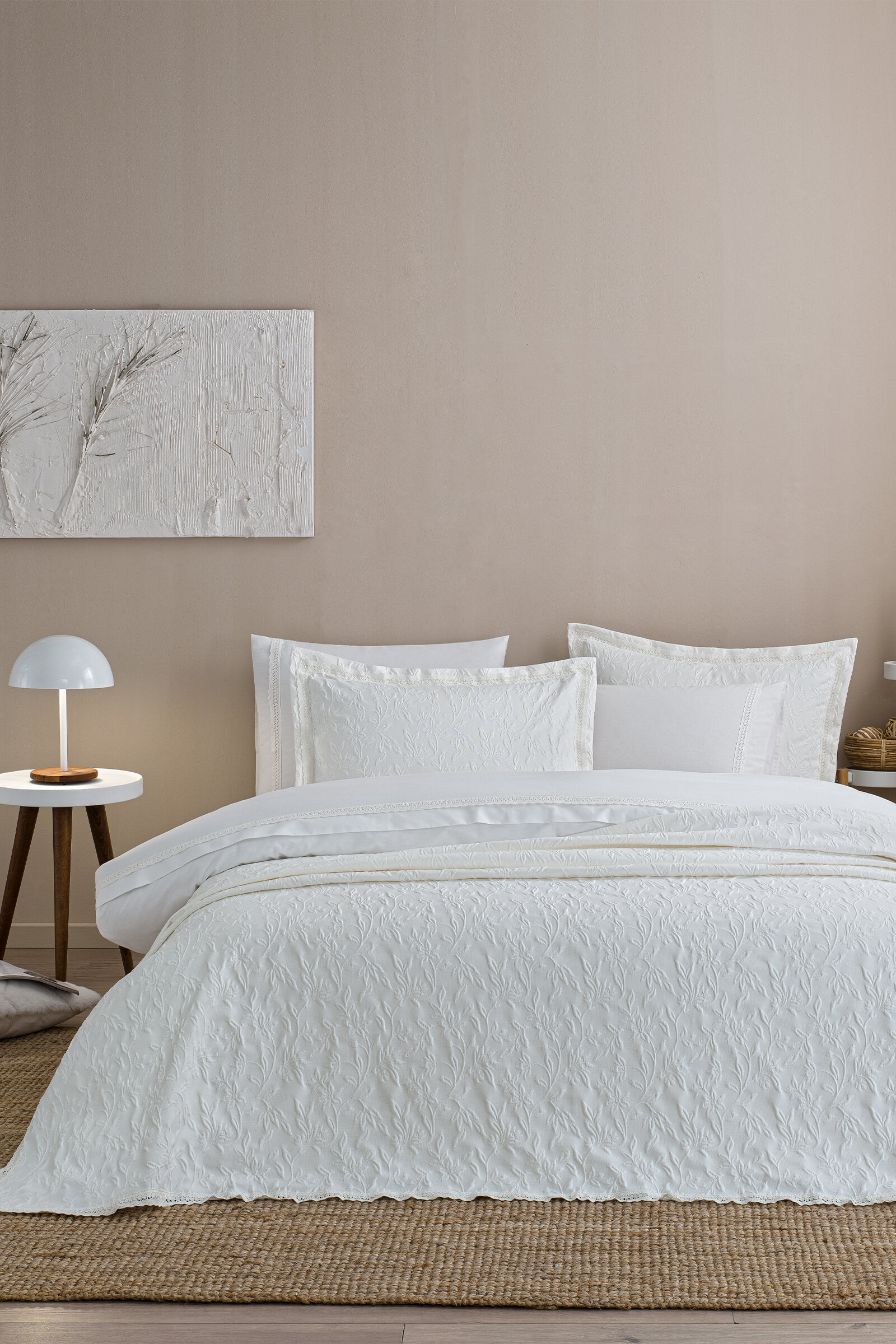 Özdilek Violet Çift Kişilik Yatak Örtülü Nevresim Takımı