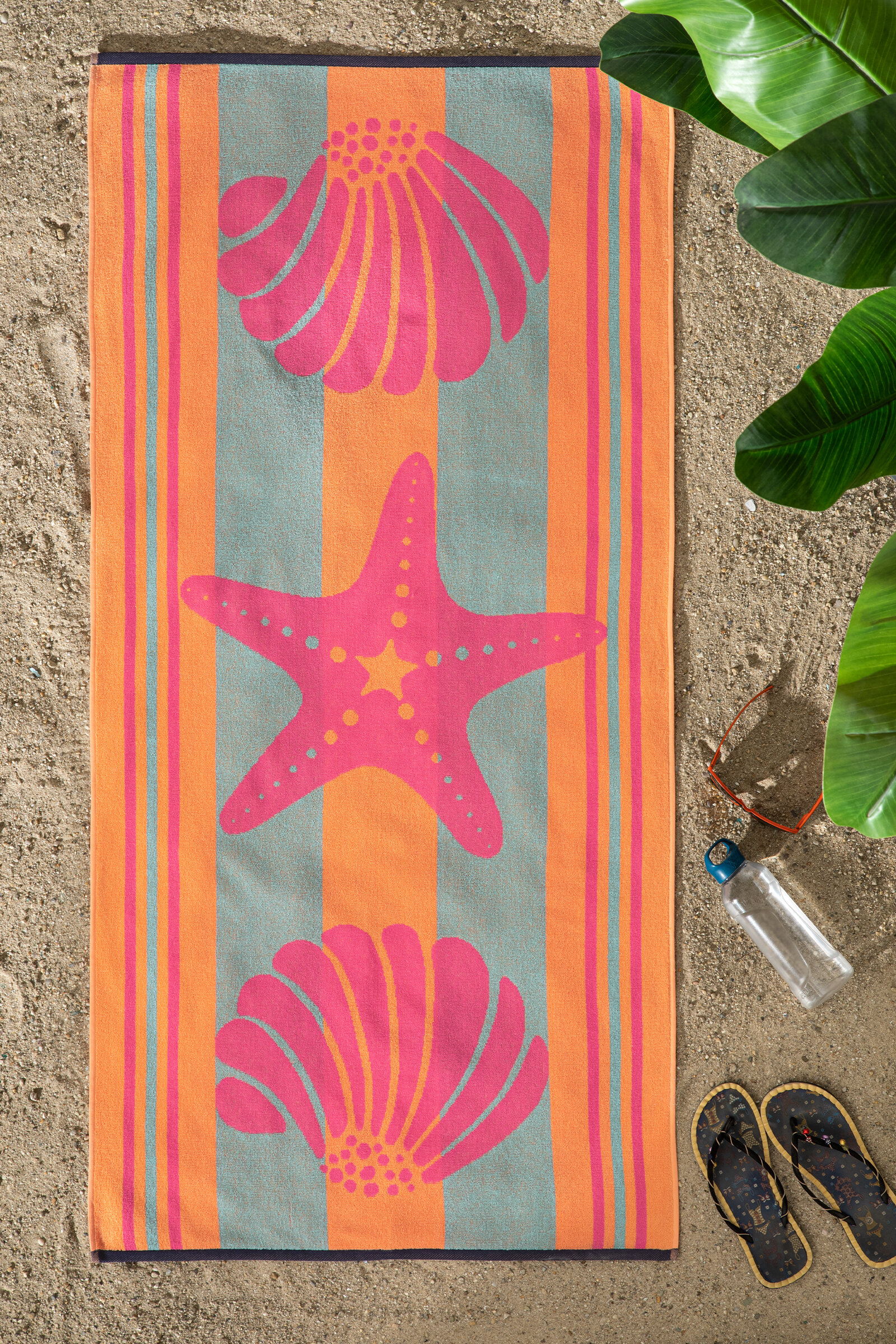 Özdilek Nice Pink Shell Plaj Havlusu 70x150 cm