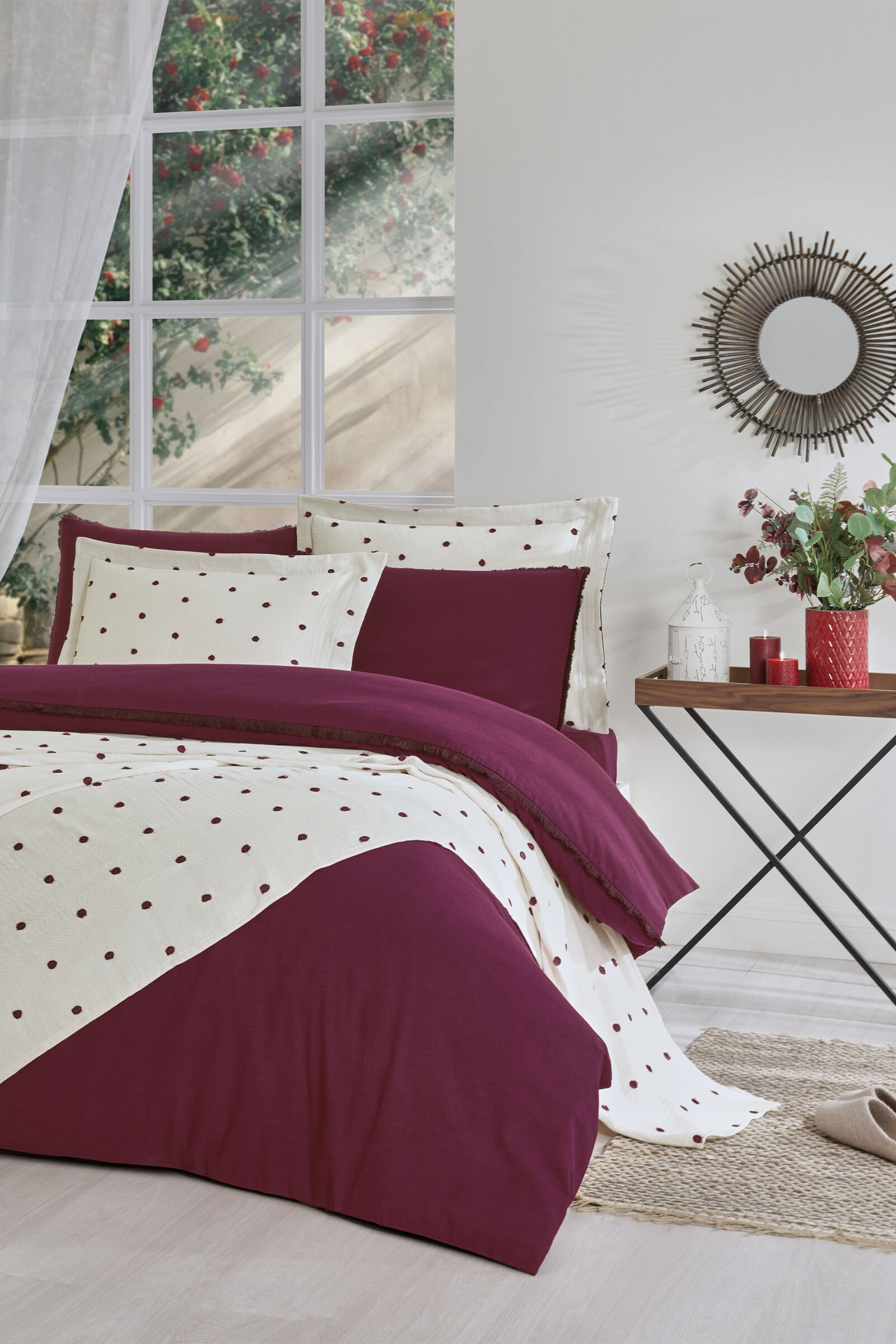 Özdilek Point Çift Kişilik Yatak Örtülü Nevresim Takımı