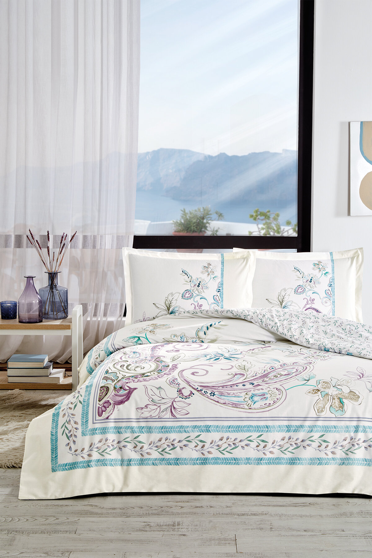 Özdilek Flor Bohemia Çift Kişilik Nevresim Takımı