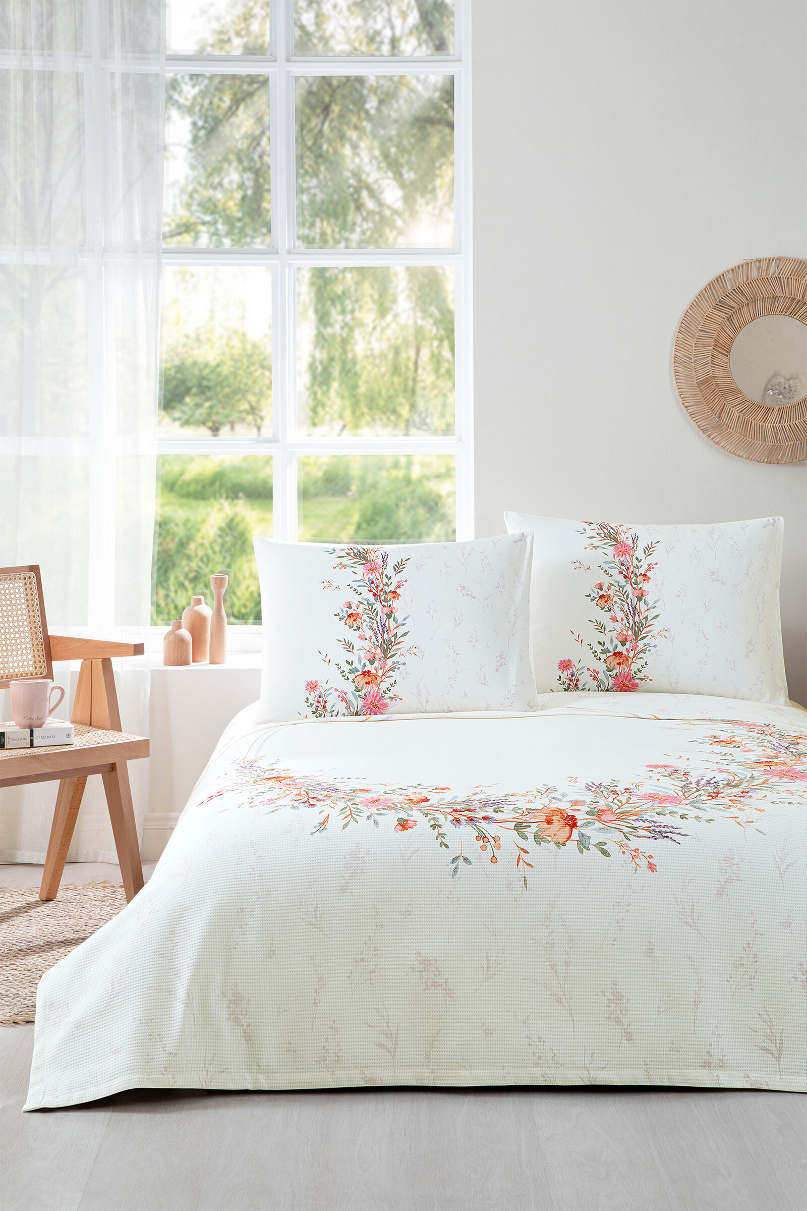 Özdilek Lavender Çift Kişilik Pike Takımı