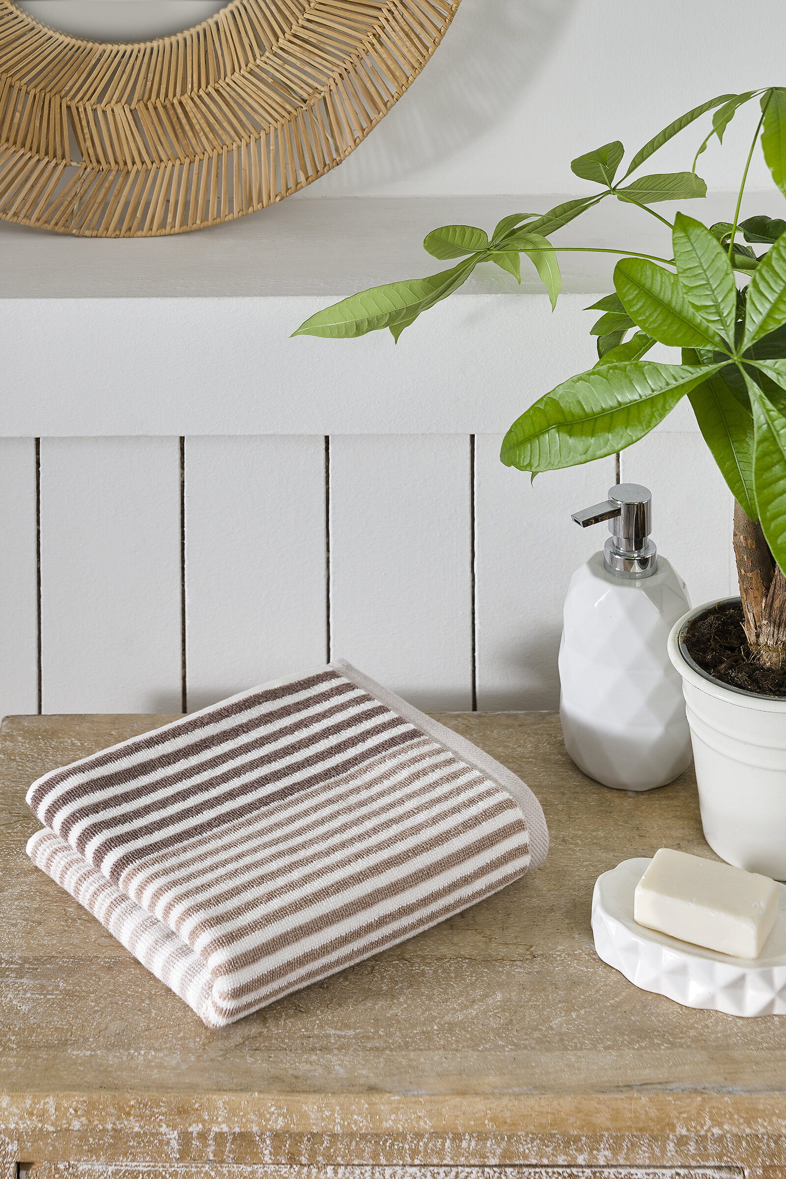 Özdilek Lined El ve Yüz Havlusu 45x90 cm