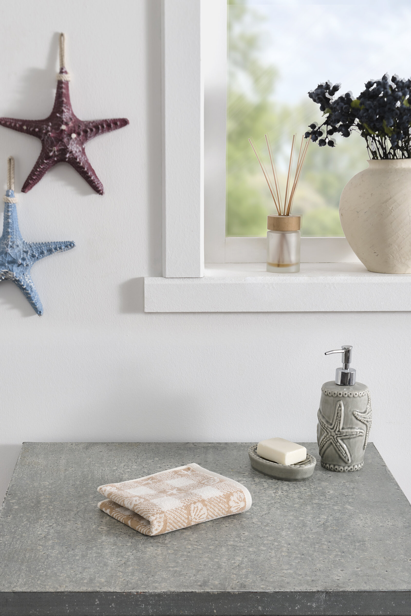 Özdilek Shell Plaid Kadife Mutfak ve Kurulama Havlusu 30x50 cm