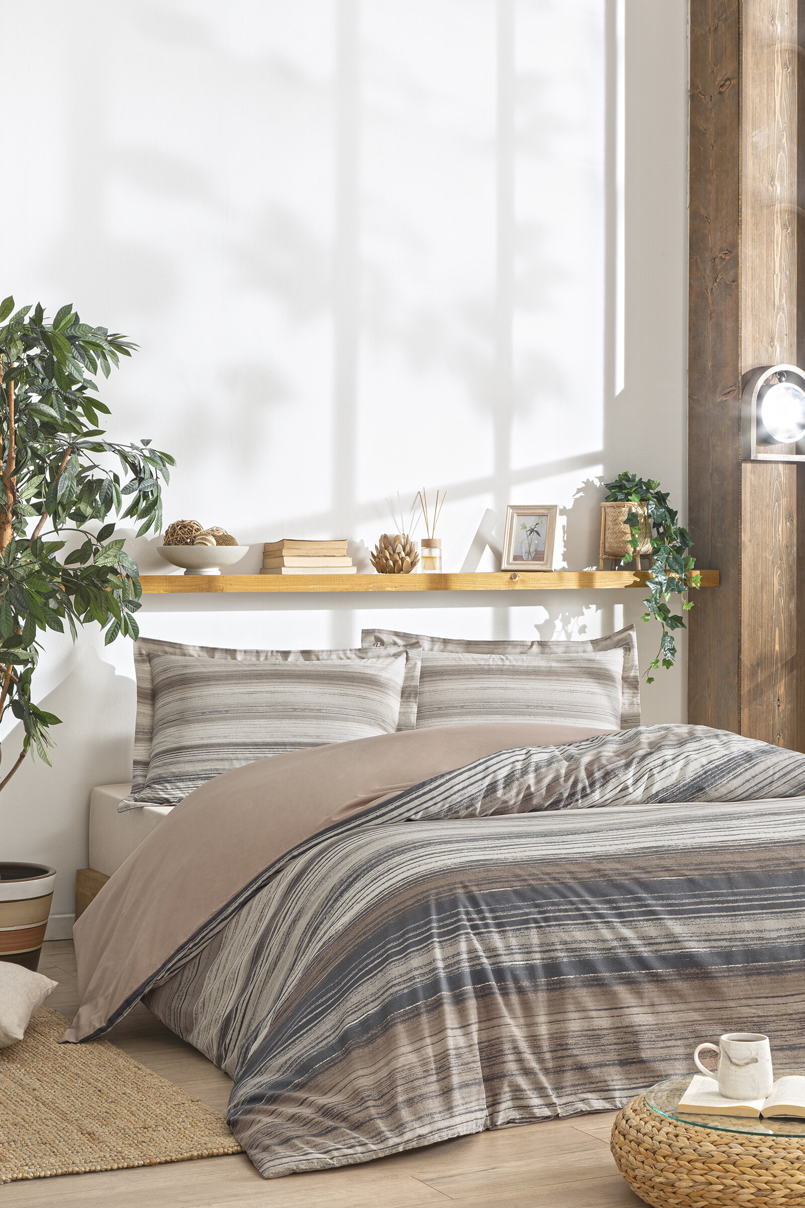 Özdilek Sandfarben Çift Kişilik Nevresim Takımı