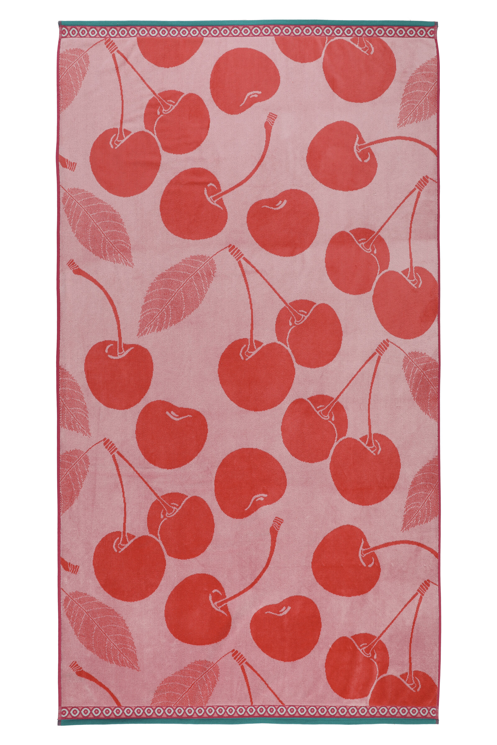 Özdilek Saint Tropez Cherry Pink Kadife Plaj Havlusu 101x178 cm