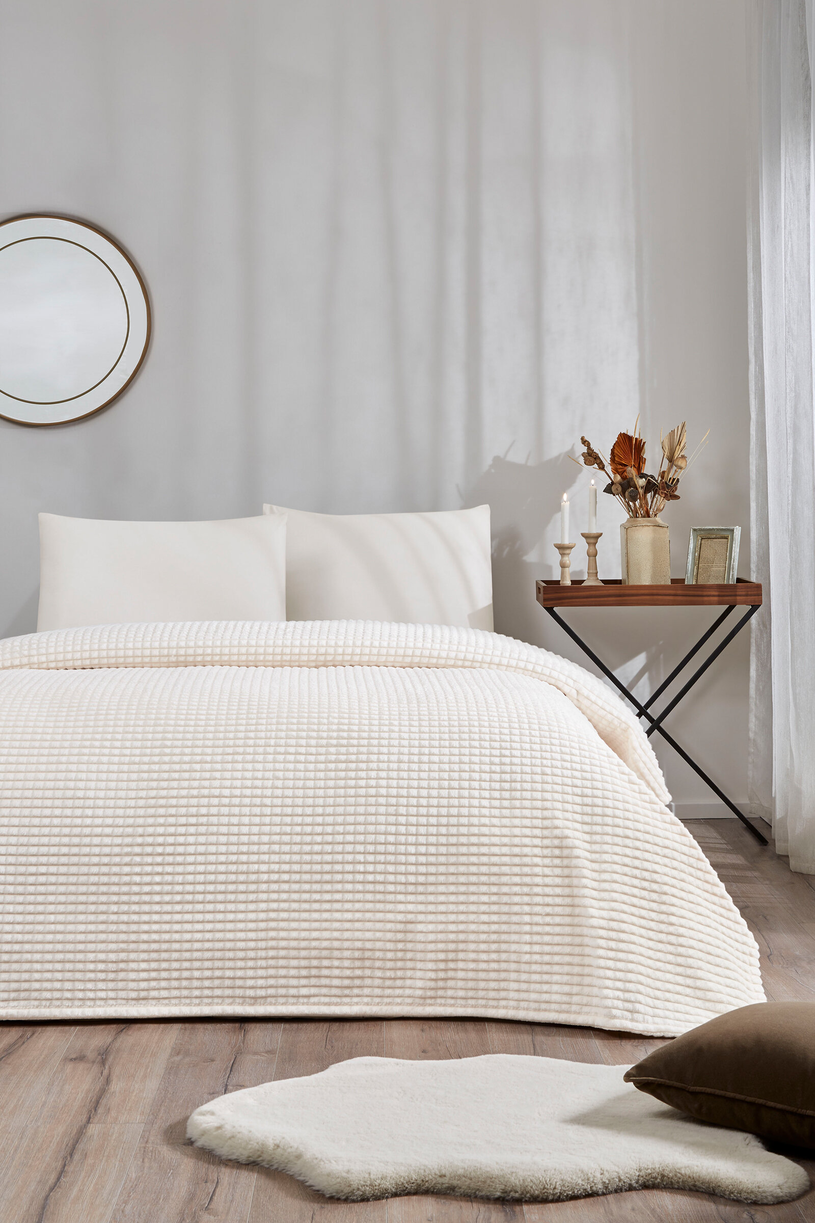 Özdilek Soft Piramit Çift Kişilik Battaniye 200x220 cm