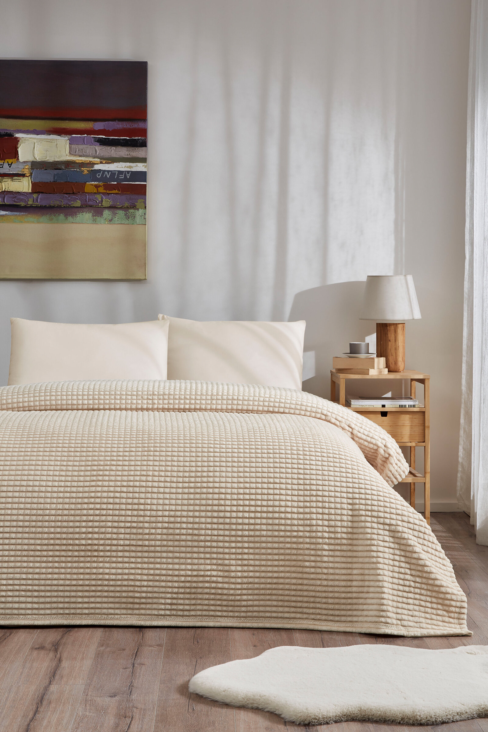 Özdilek Soft Piramit Çift Kişilik Battaniye 200x220 cm