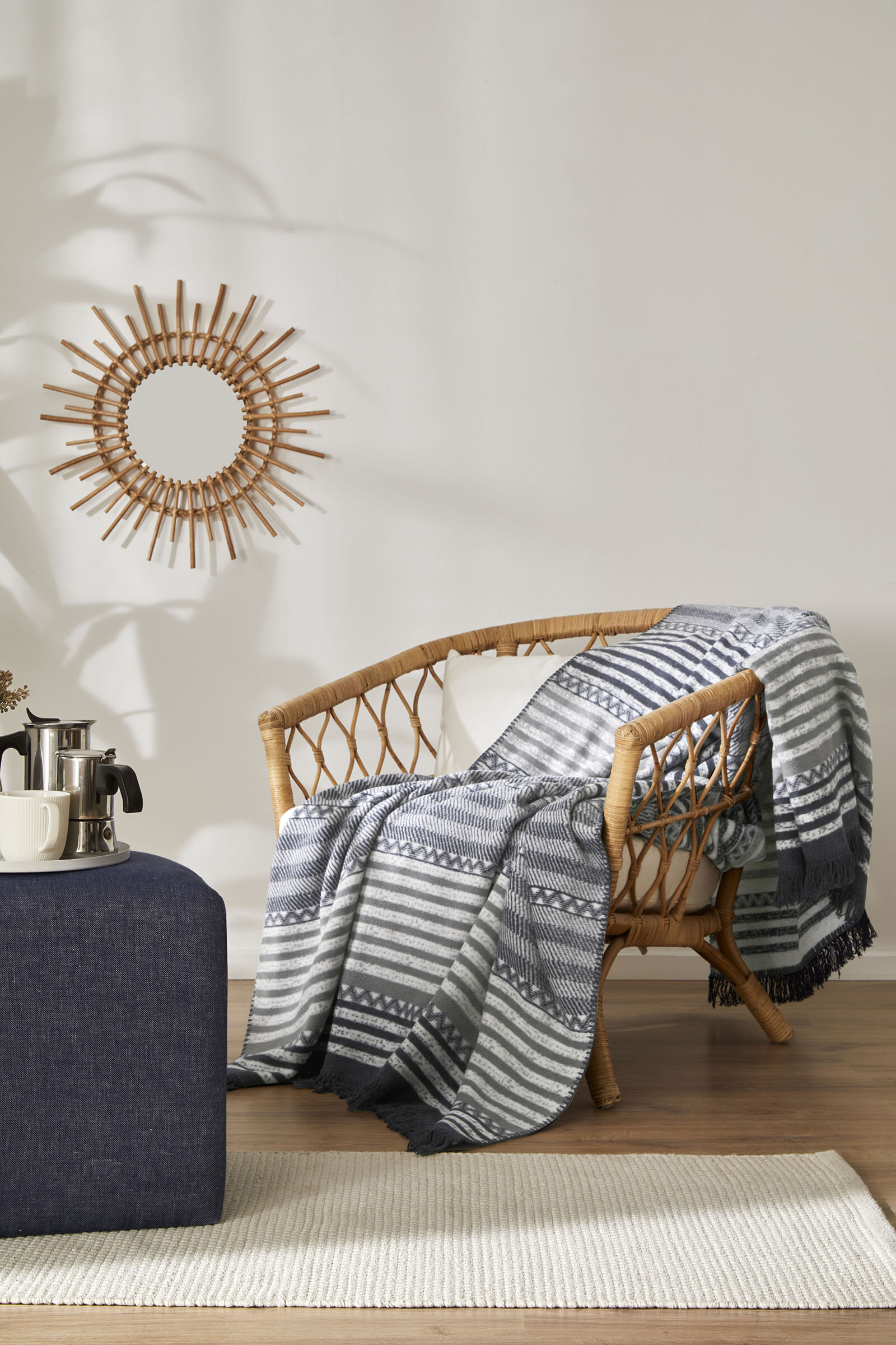 Özdilek Hiver Çift Kişilik Pamuklu Battaniye 180x220 cm