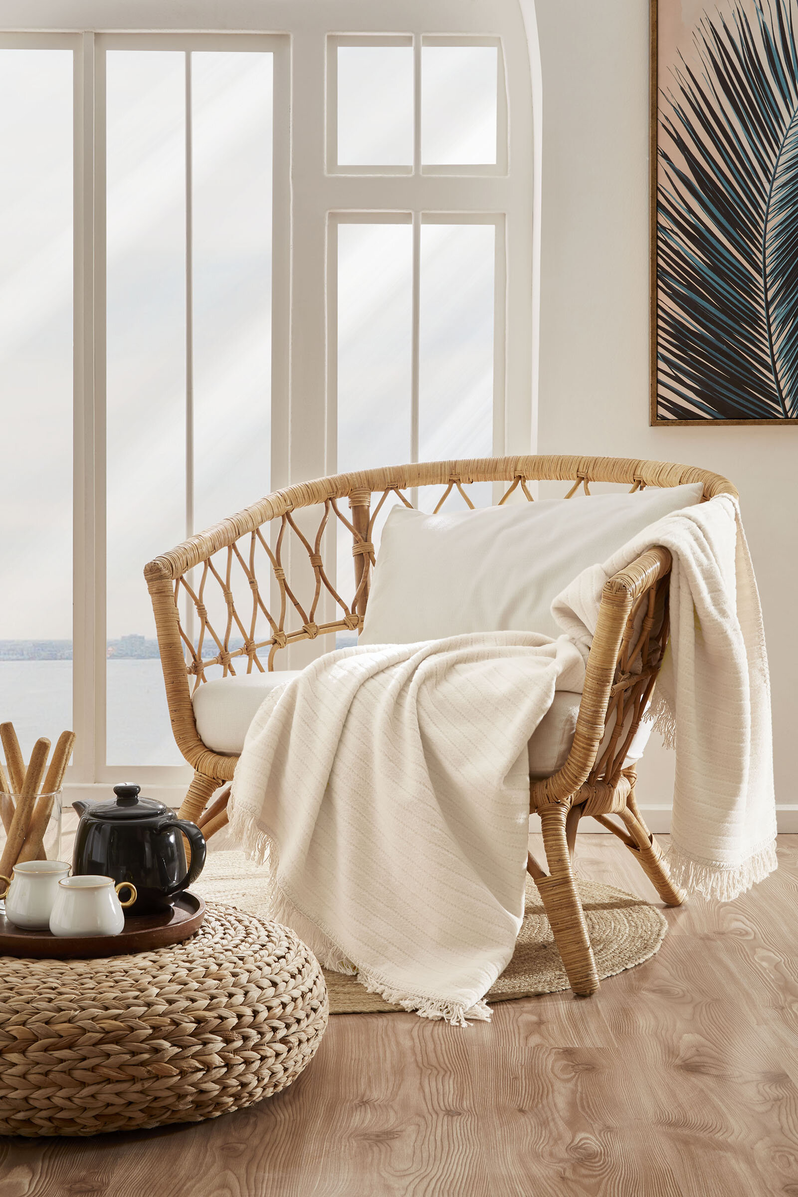 Floretta Pamuklu Battaniye 130x170 cm