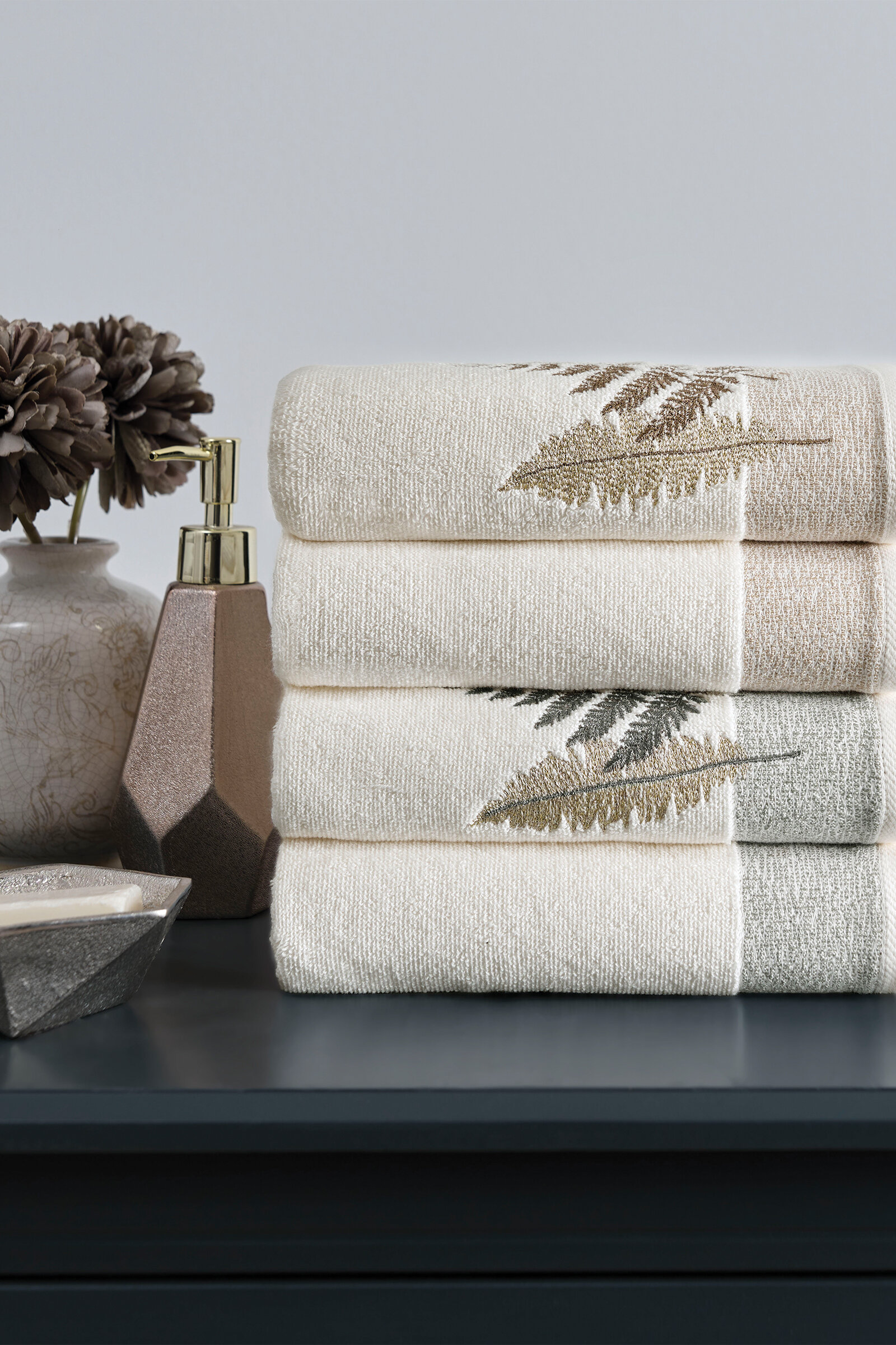 Özdilek Cotton Bliss Kutulu 4'lü El ve Yüz Havlusu 50x90 cm