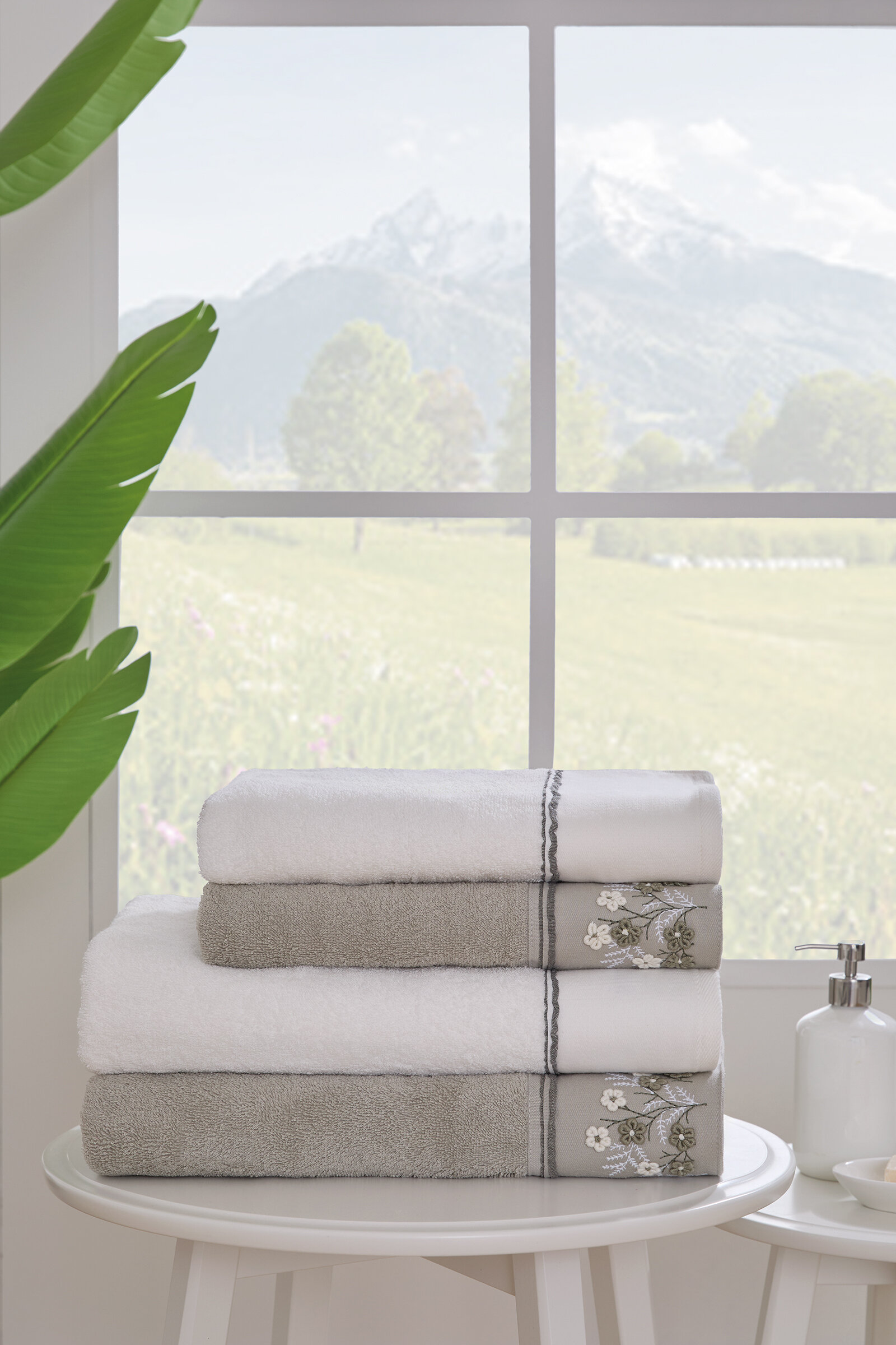 Özdilek Ditsy Garden Havlu Seti