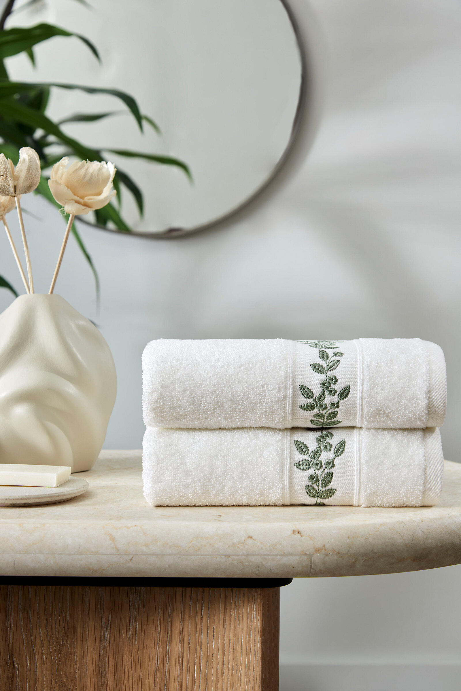 Özdilek Jardin Nakışlı El ve Yüz Havlusu 50x90 cm