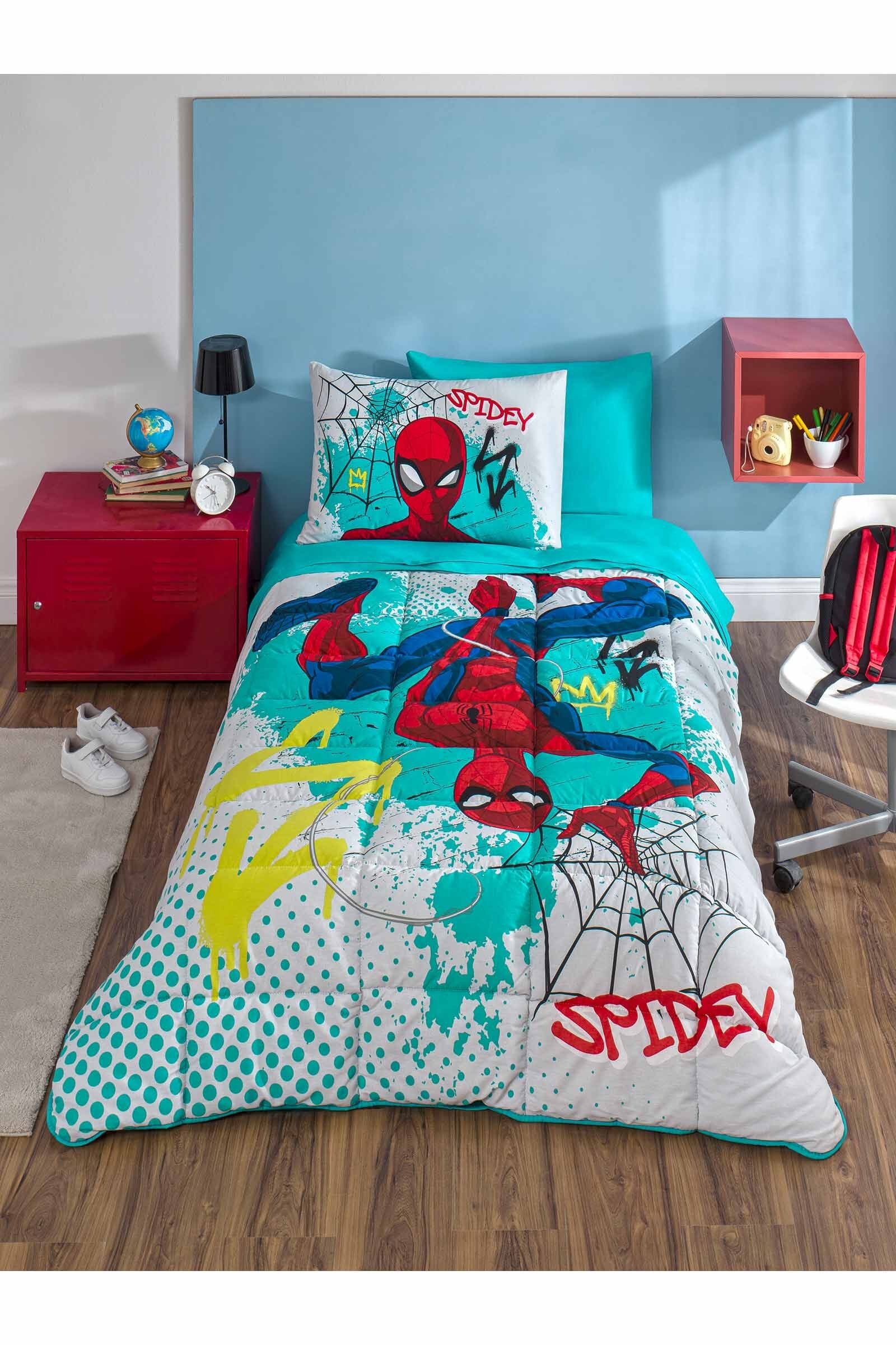 Özdilek Spidey Hero Tek Kişilik Lisanslı Uyku Seti
