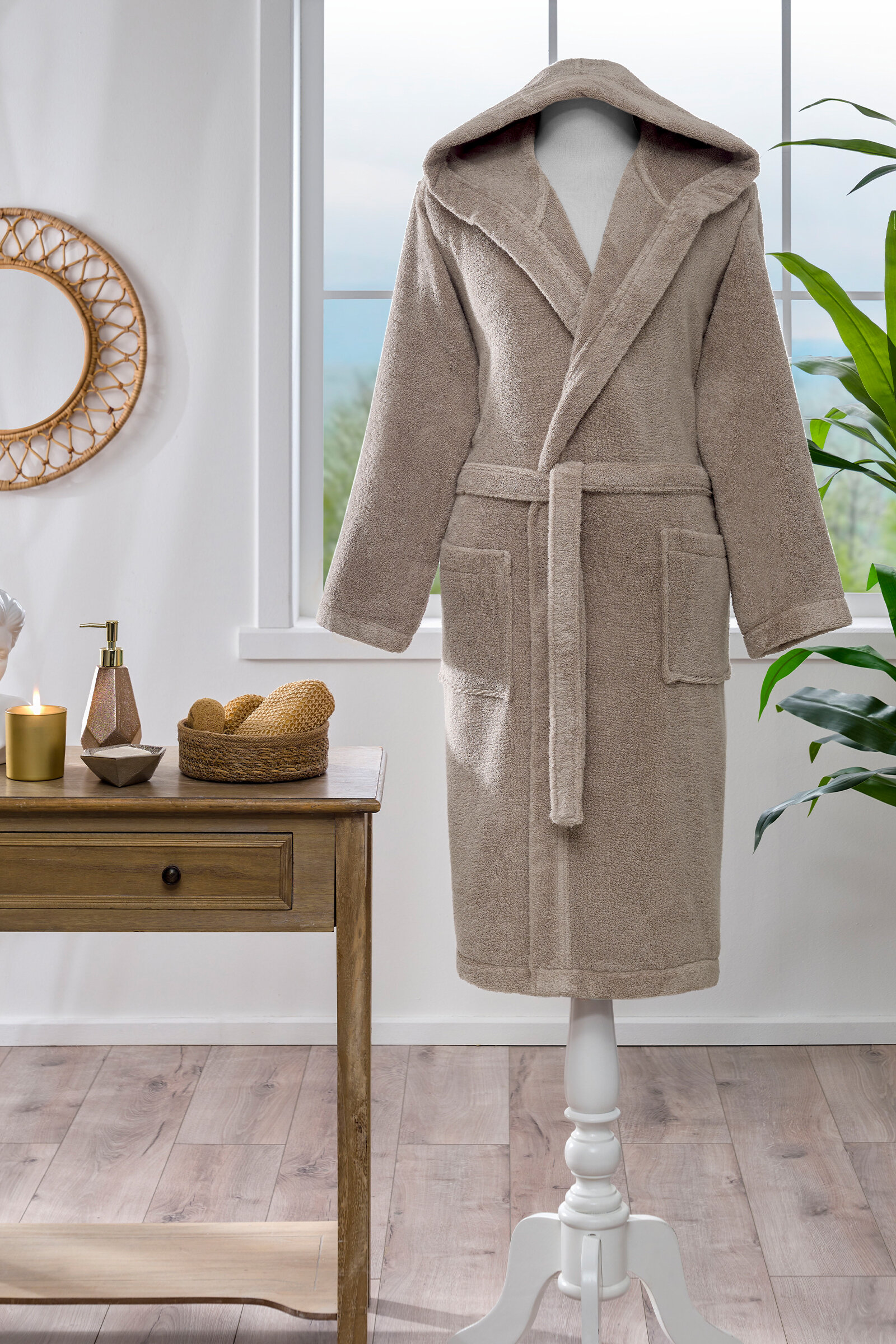 Özdilek Woven Kapüşonlu Bornoz