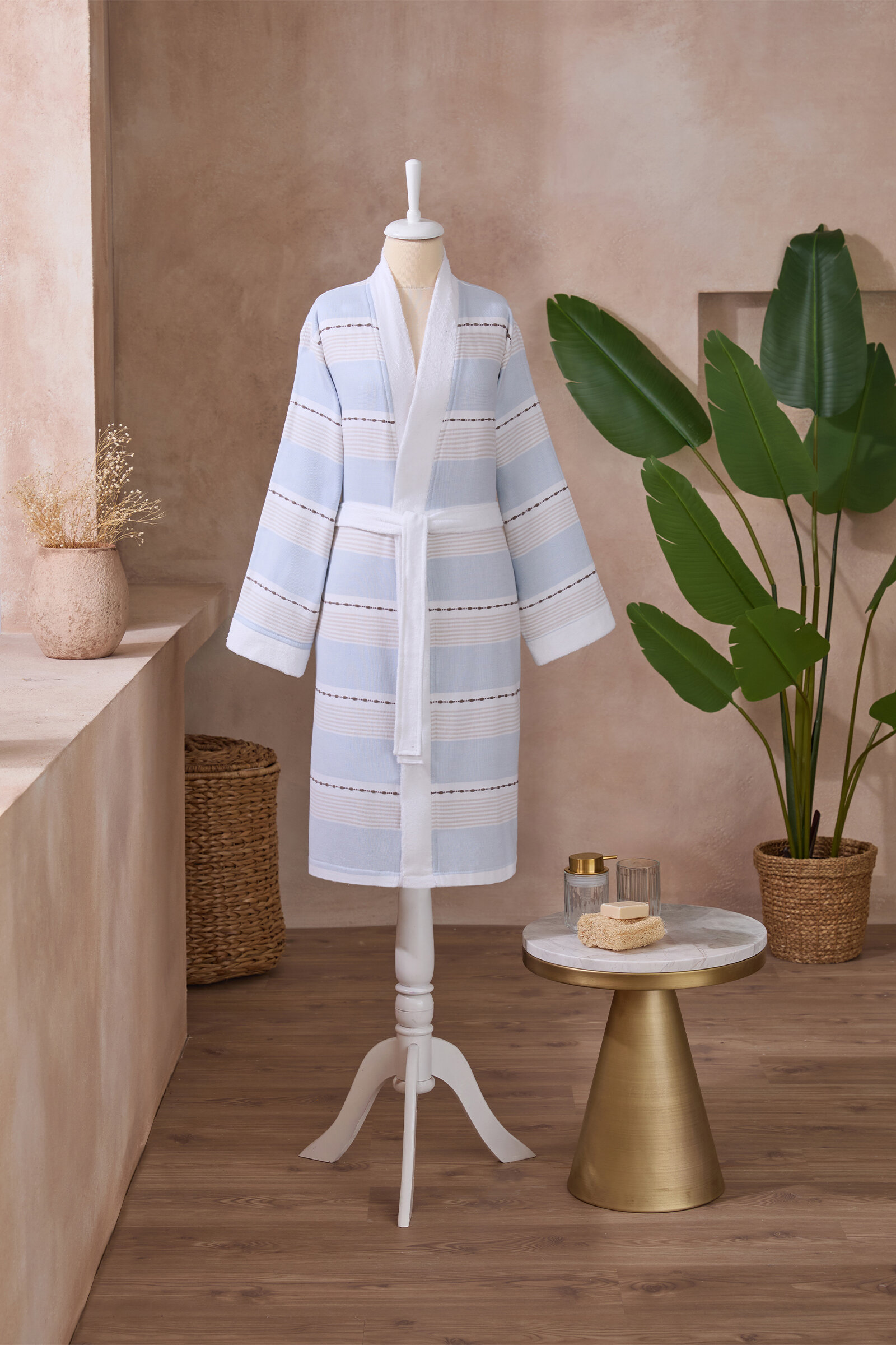 Özdilek Textura Peştamal Kimono Bornoz