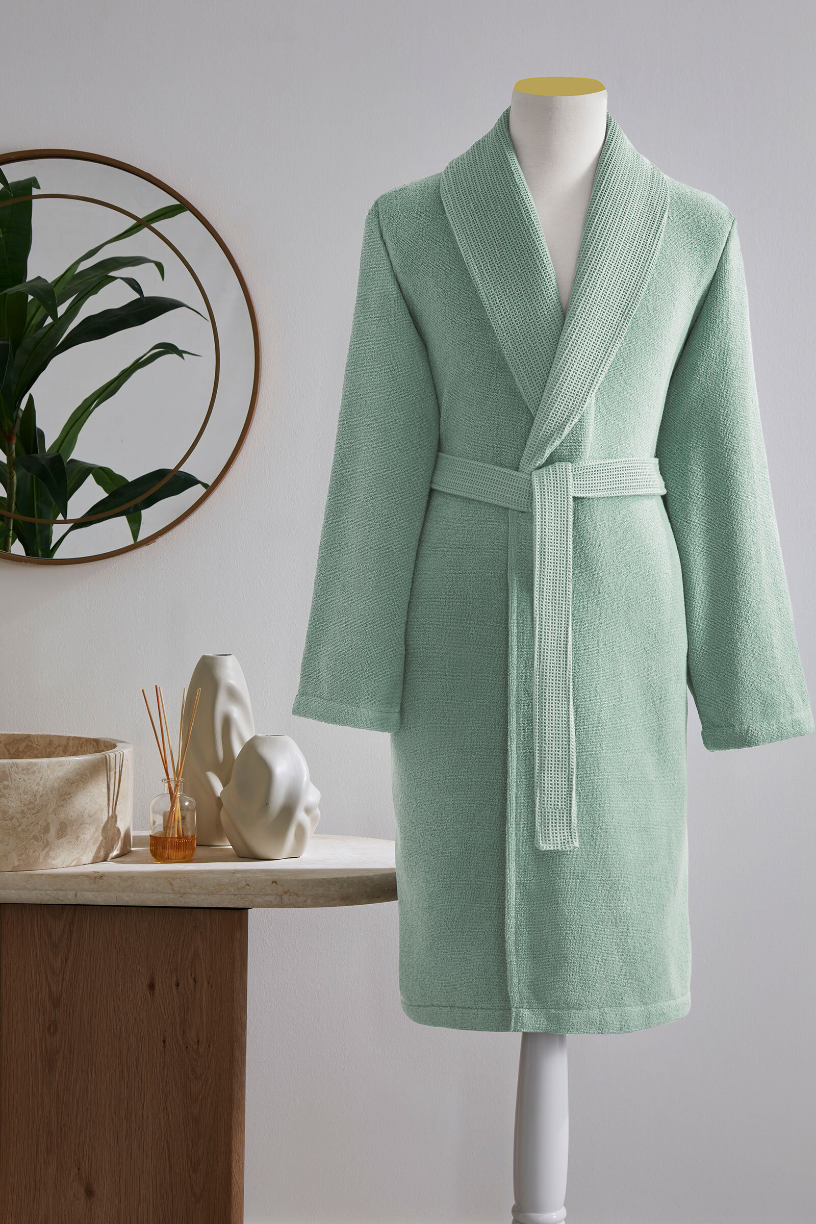 Özdilek Palma Şal Yaka Bornoz