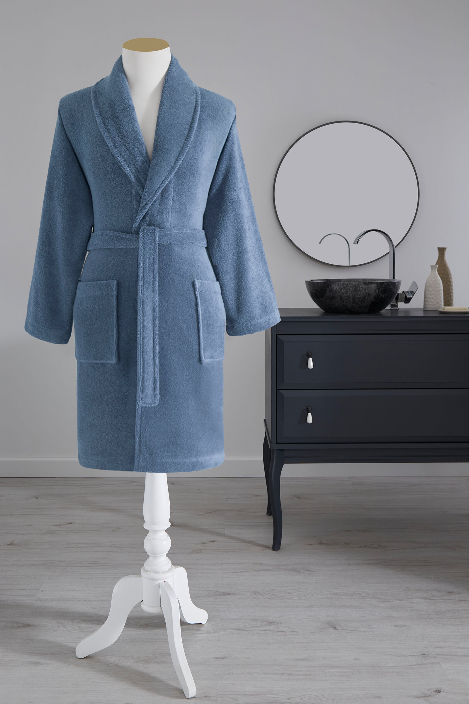 Özdilek Colored Şal Yaka Bornoz