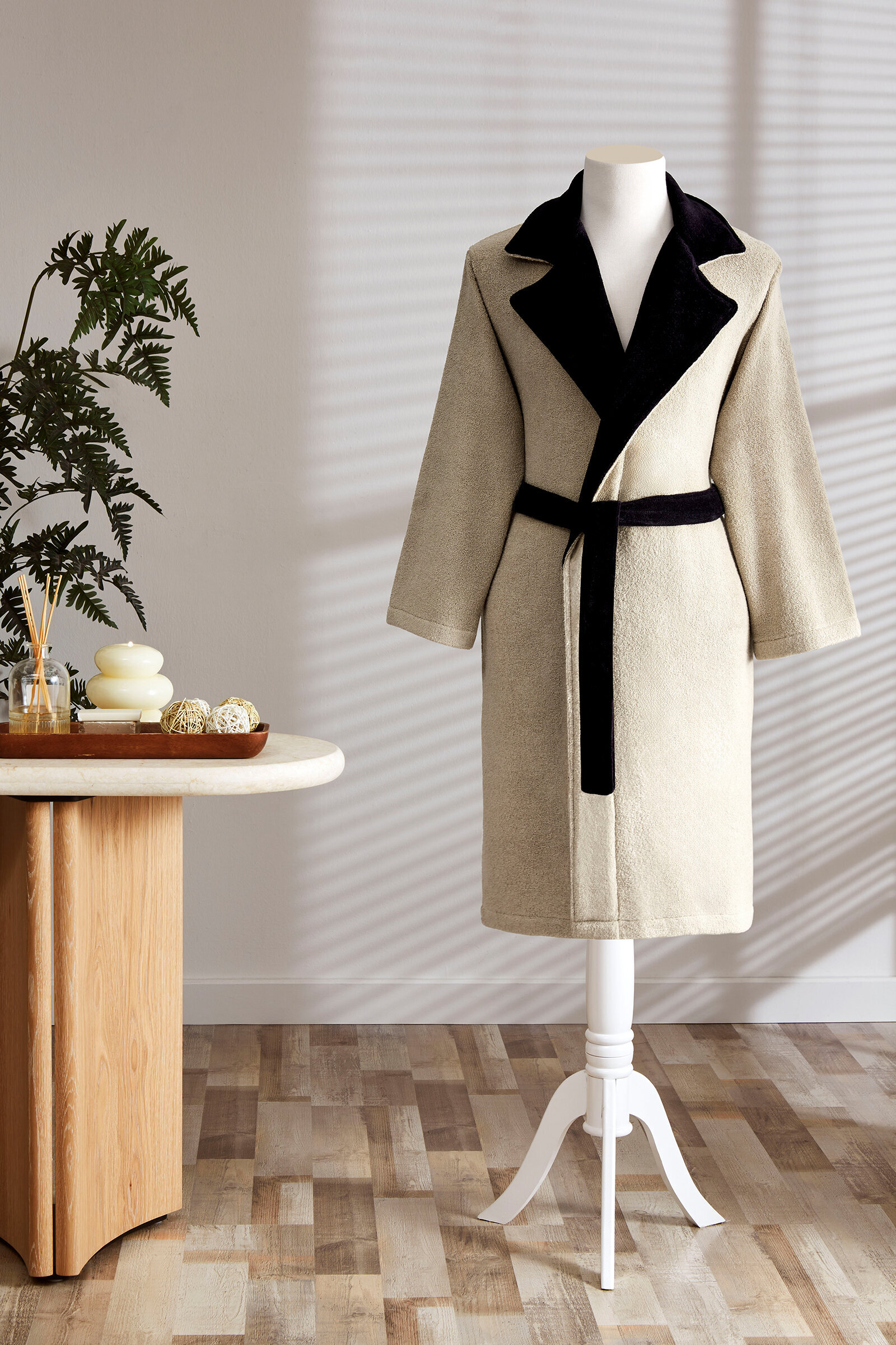 Özdilek Semplice Ceket Yaka Bornoz