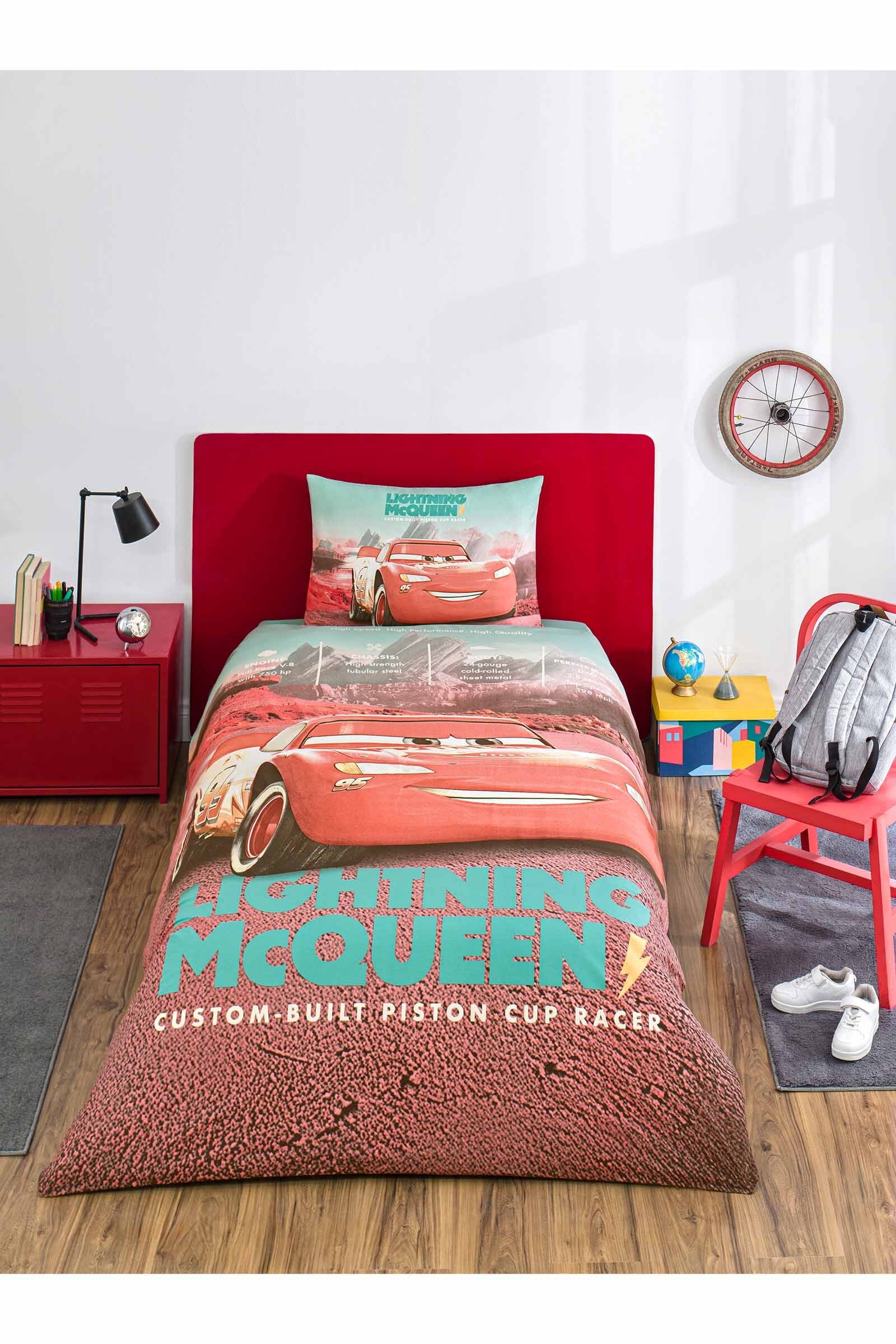 Özdilek Cars City Tek Kişilik Disney Lisanslı Lastikli Çocuk Nevresim Takımı