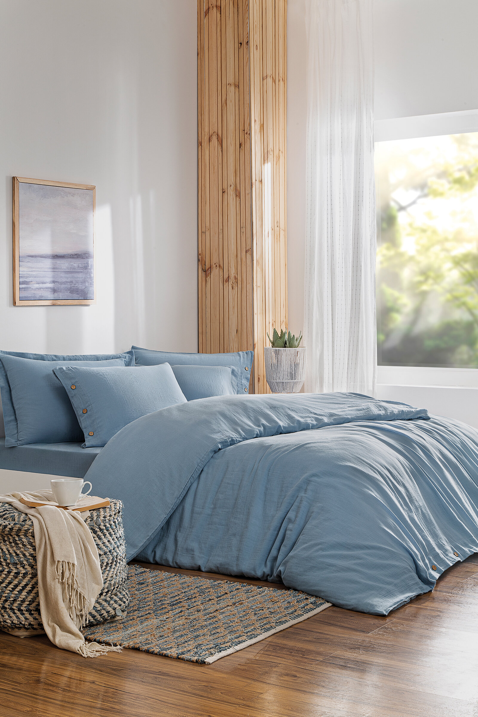 Özdilek Nadia Çift Kişilik Muslin Nevresim Takımı