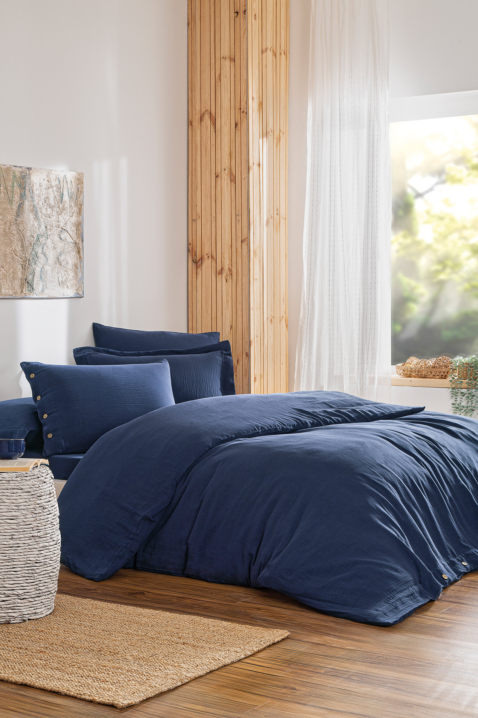 Özdilek Nadia King Size Muslin Nevresim Takımı