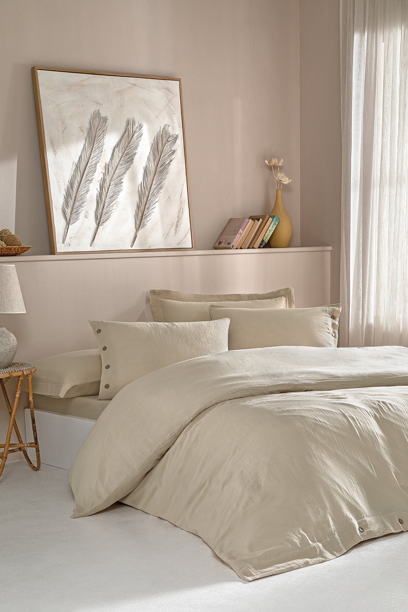 Özdilek Nadia King Size Muslin Nevresim Takımı