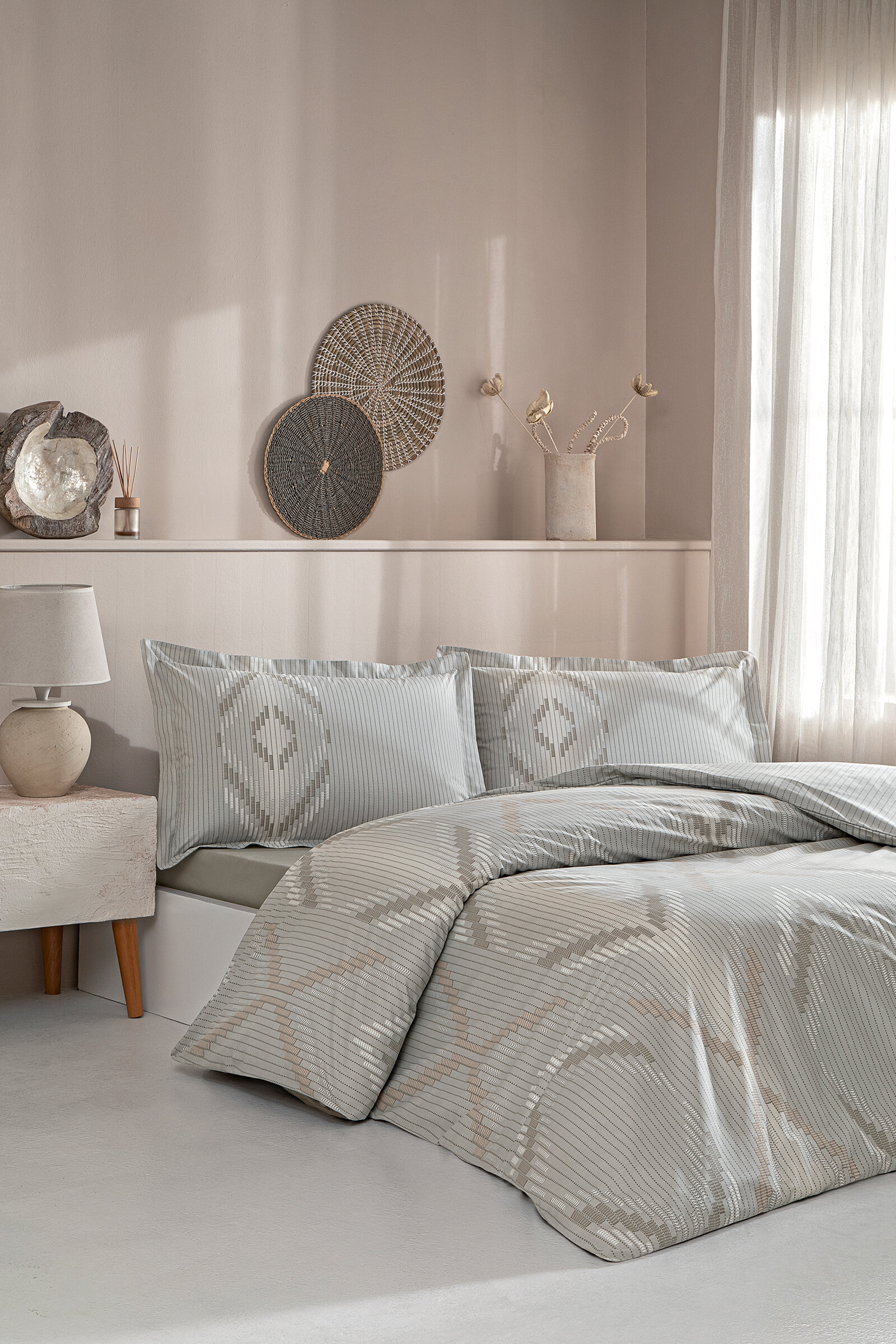 Özdilek Linea Etnica Tek Kişilik Nevresim Takımı