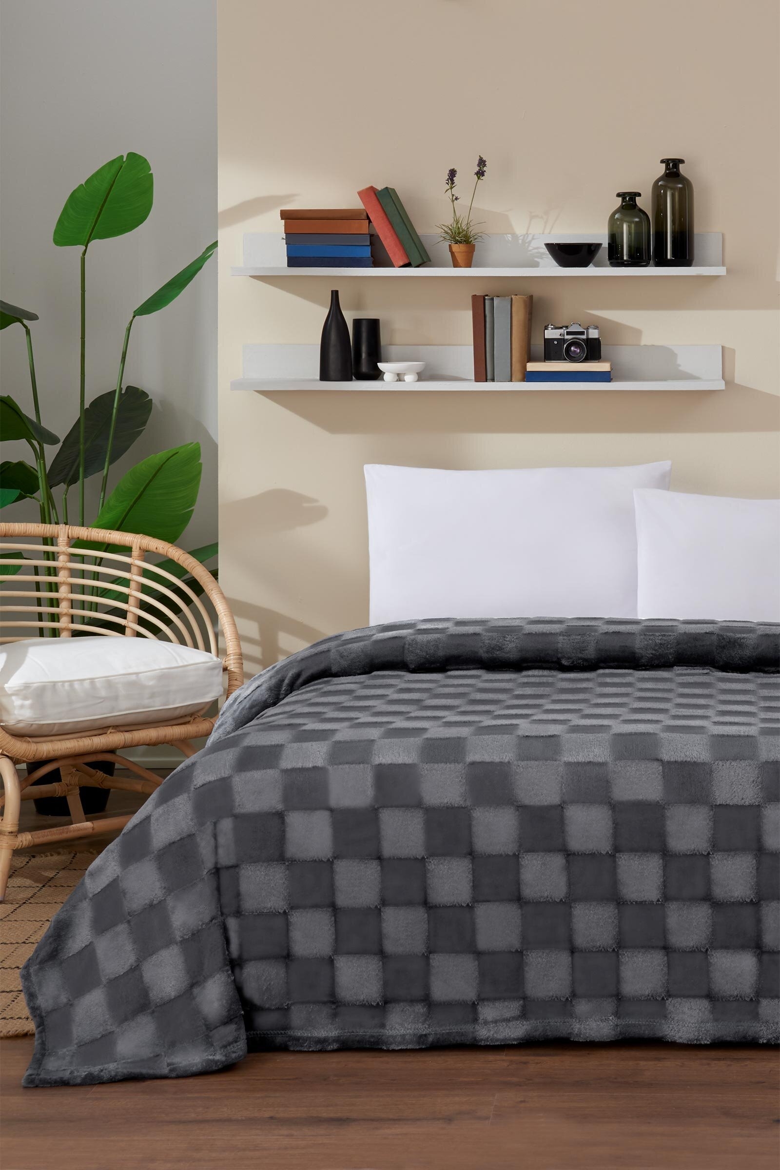 Özdilek Gingham Tek Kişilik Battaniye 150x220 cm