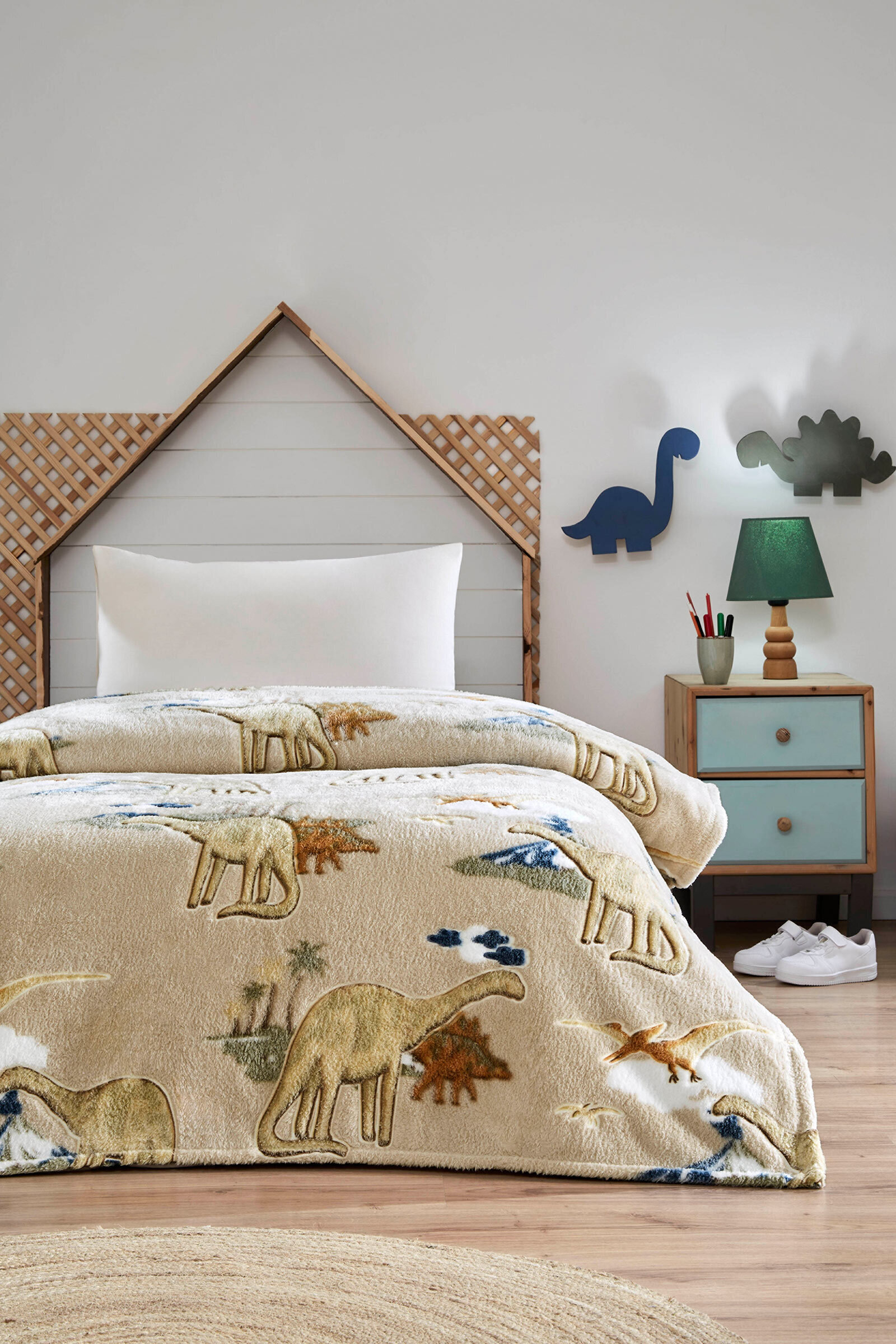 Özdilek Dinoasaur Tek Kişilik Çocuk Battaniyesi 150x220 cm