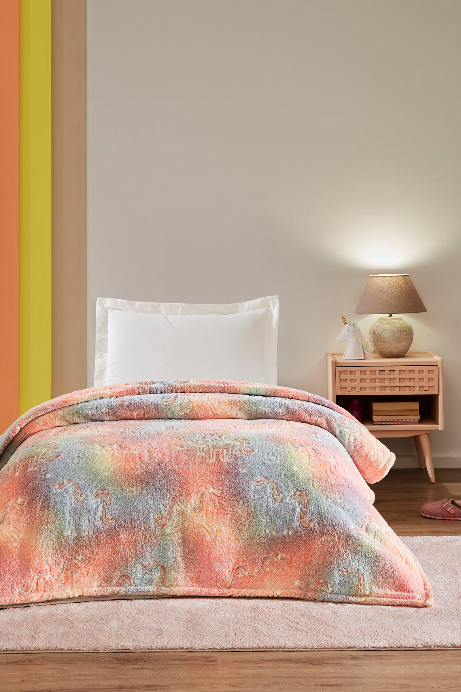 Özdilek Unicorn Tek Kişilik Çocuk Battaniyesi 150x220 cm