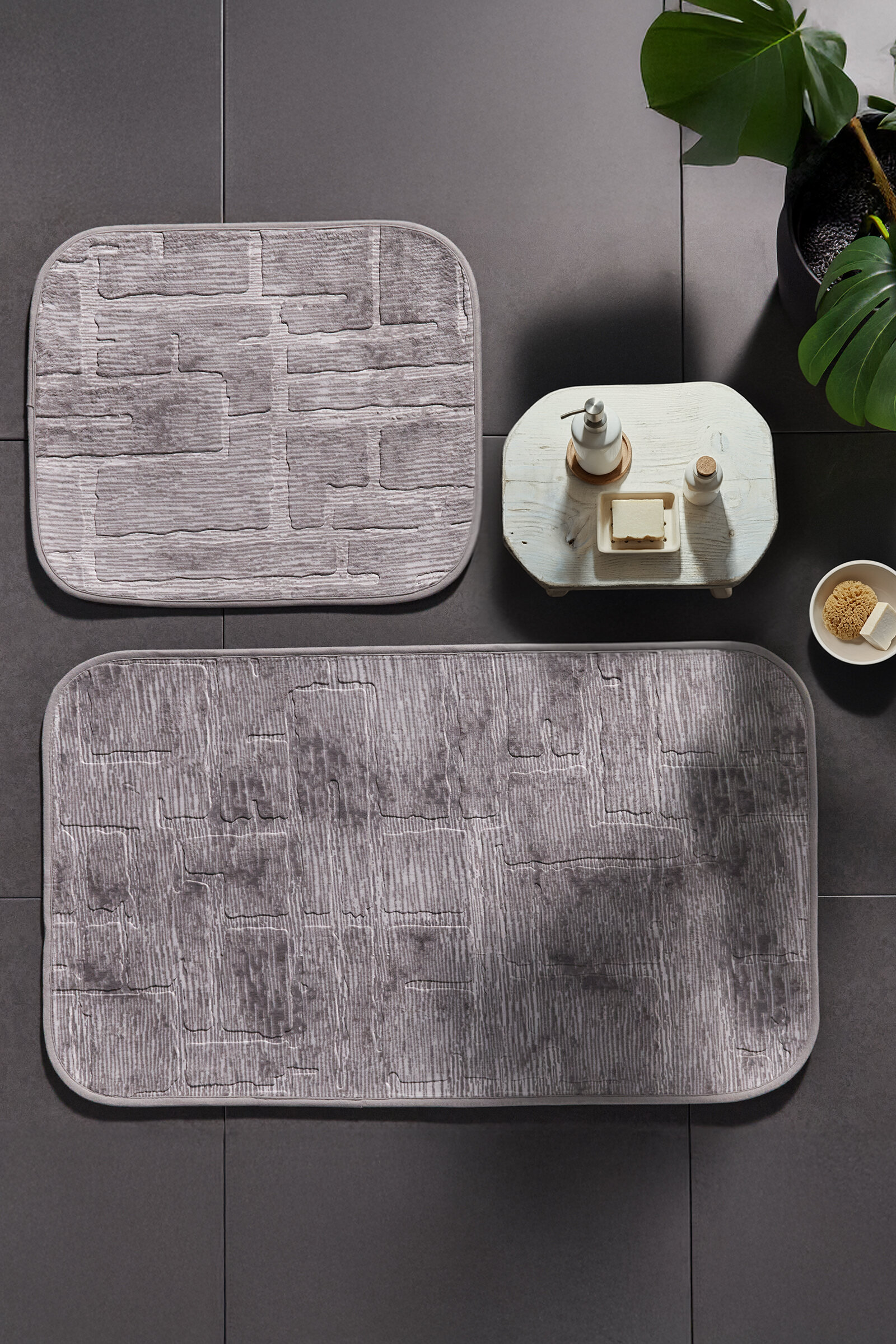 Floretta Barite 2'li Banyo Paspası