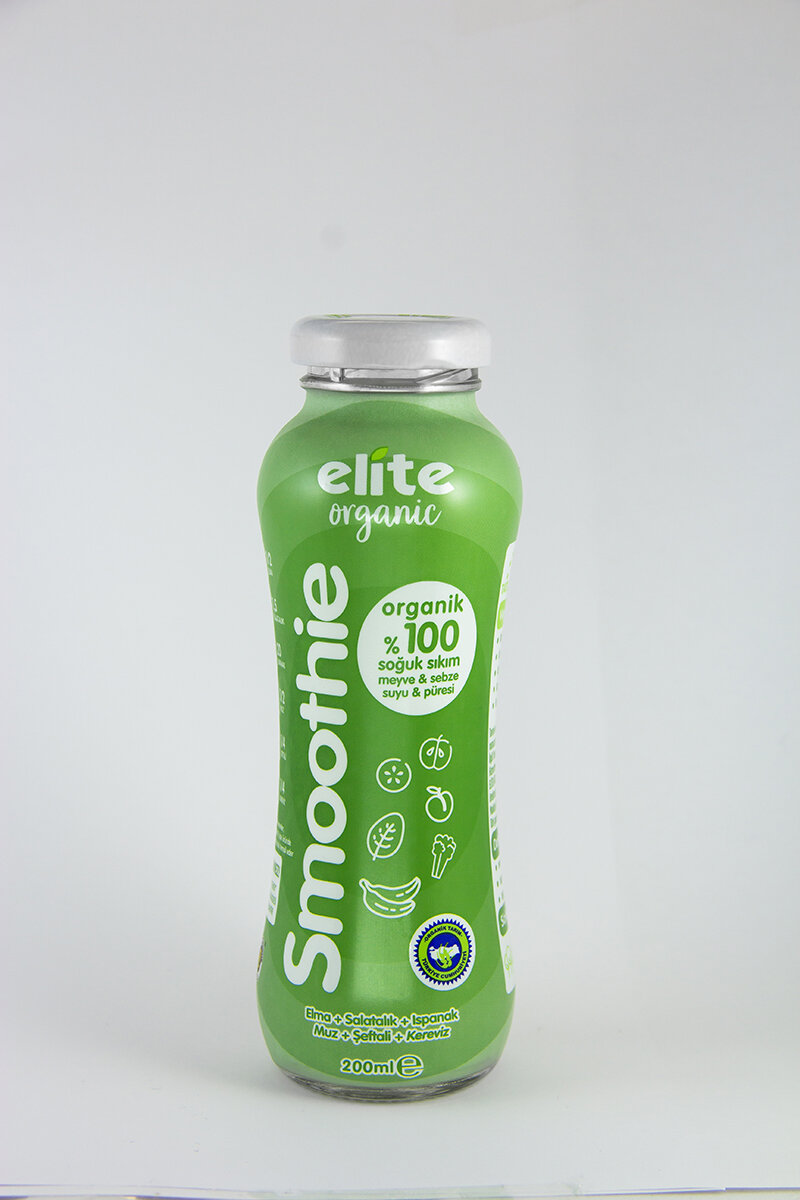 Elite Organik %100 Smoothie Yeşil 200 ml