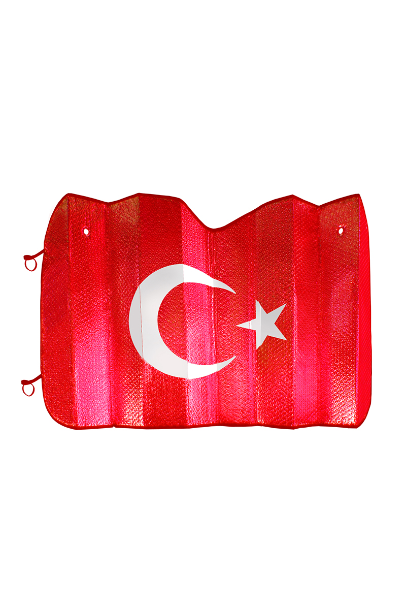 Autokit Ön Cam Güneşlik Metalize 60x130cm 'Ayyıldız Türkiye!