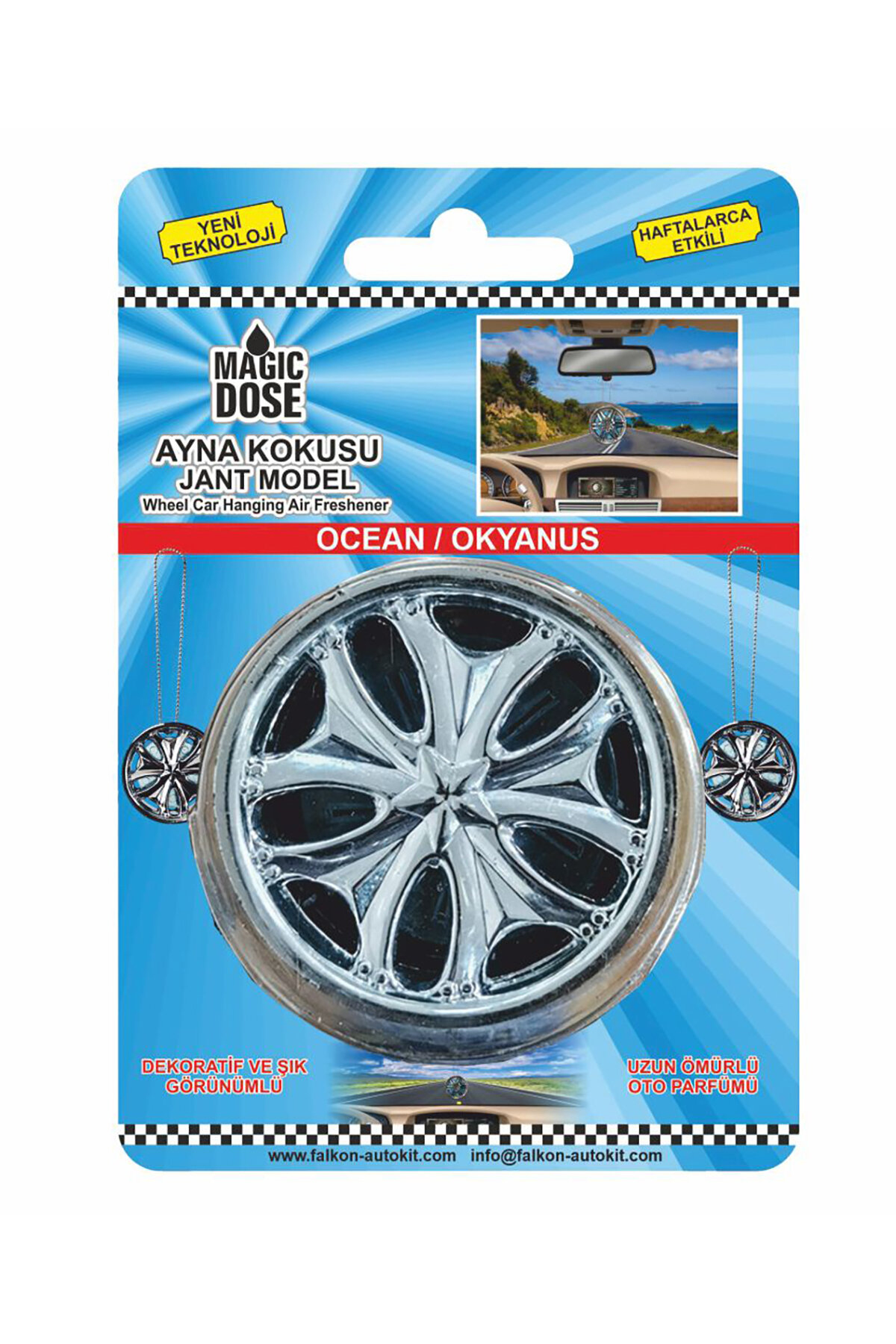 Autokit Okyanus Asmalı Oto Kokusu