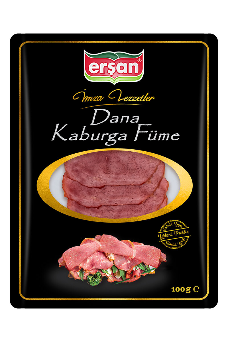 Erşan İmza Lezzetler Dana Kaburga Füme Et 100 G