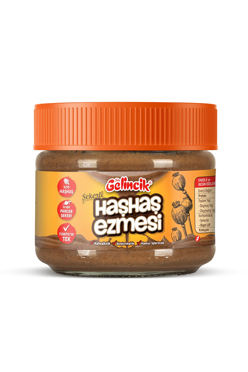 Gelincik Haşhaş Ezmesi Şekerli 320 G