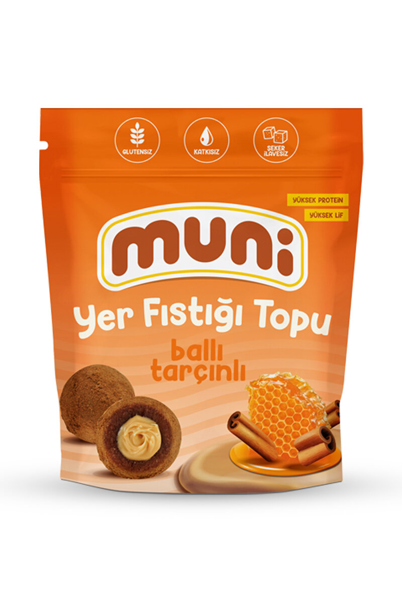 Muni Ballı Tarçınlı Yer Fıstığı Topu 80 g