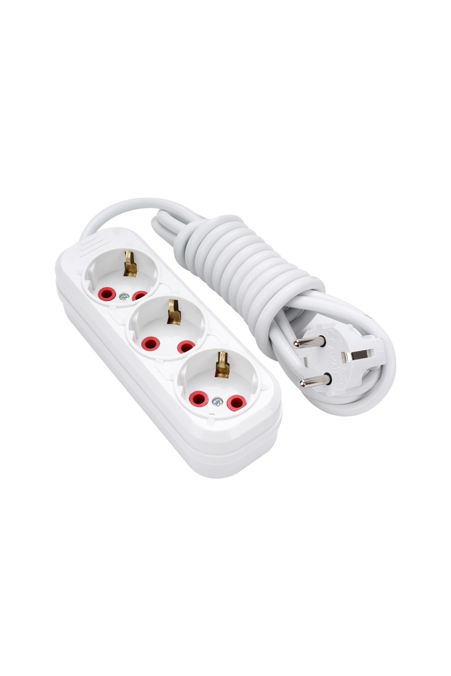 Alkan 3 Lü Topraklı Priz 2 Metre