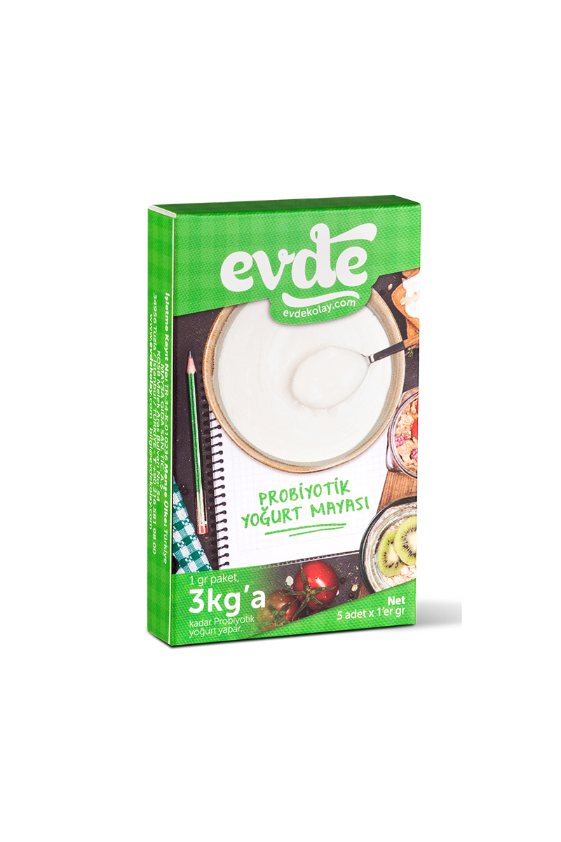 Evde Probiyotik Yoğurt Mayası 5x1 G