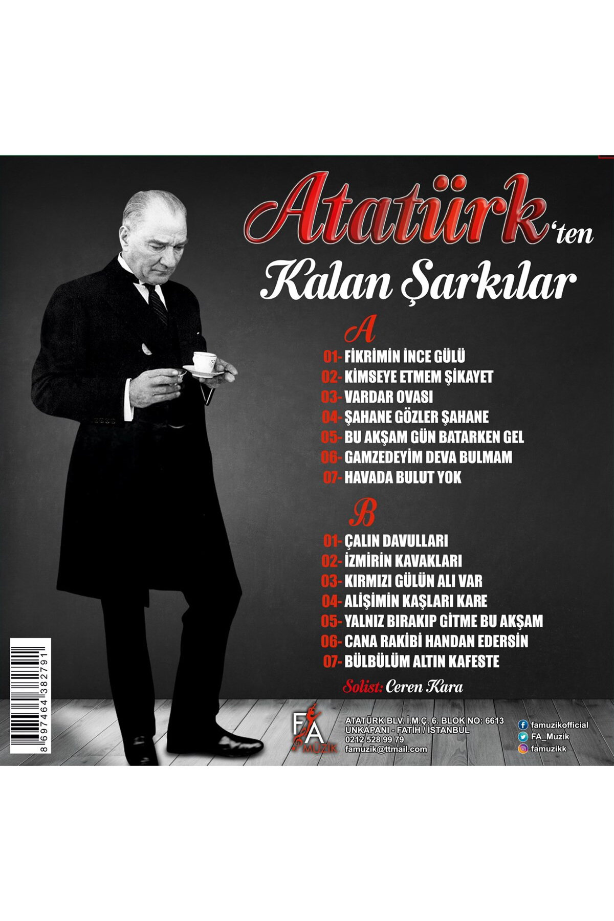 Plak-Atatürk' Ten Kalan Şarkılar