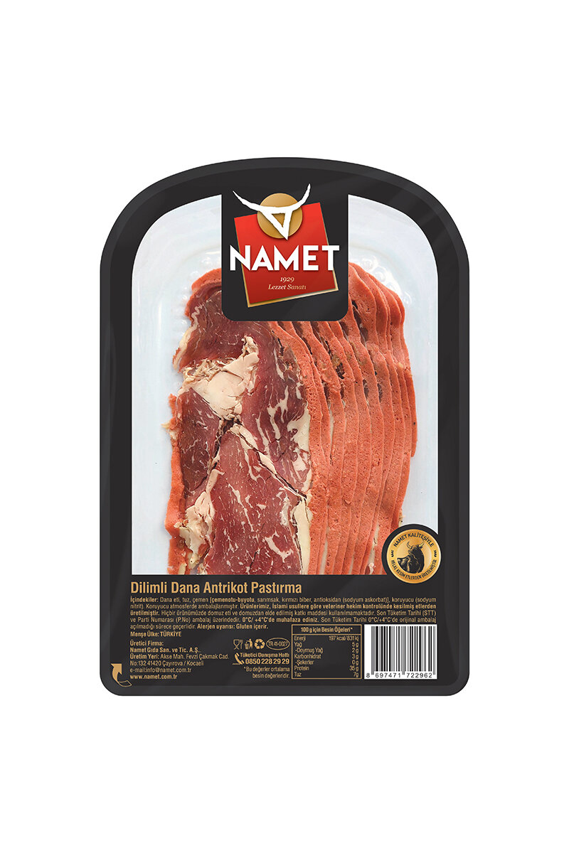 Namet Antrikot Pastırma 100 G