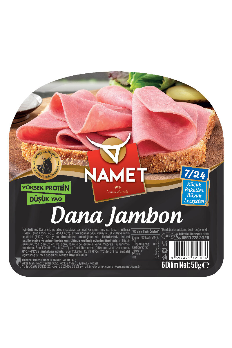 Namet 7/24 Dana Jambon 50 G