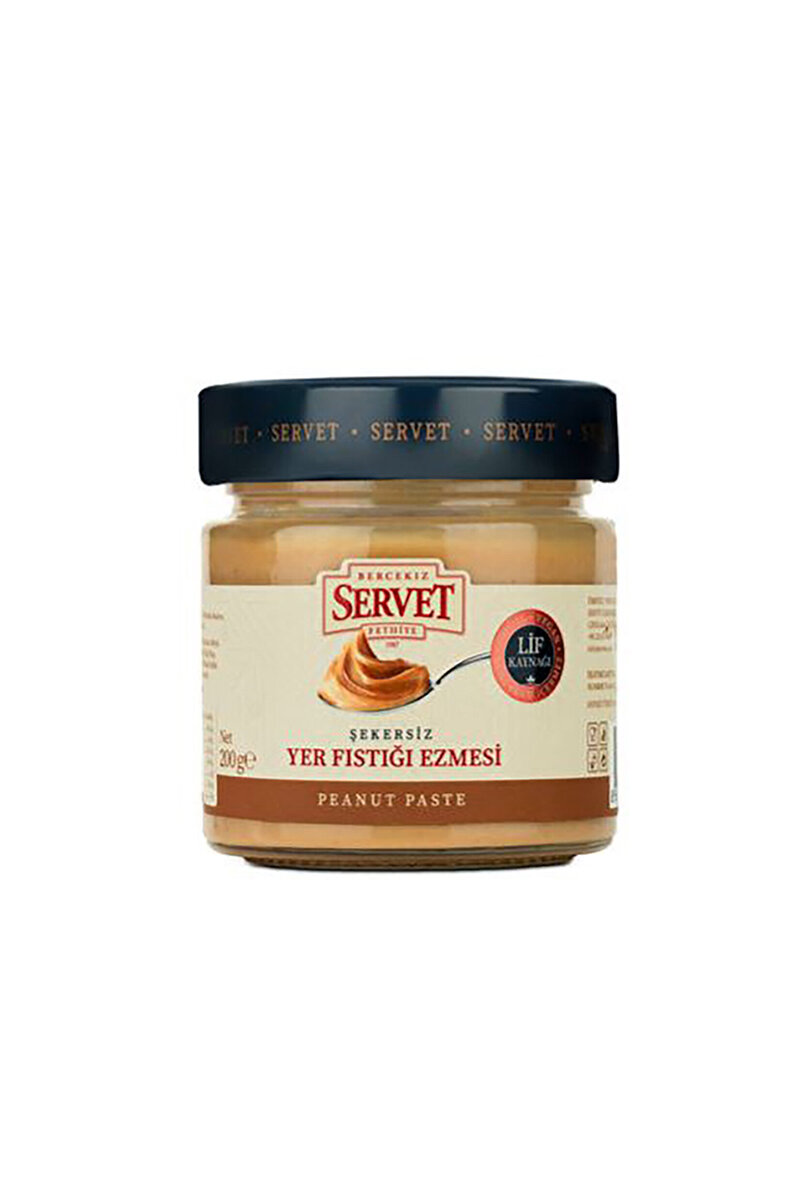 Servet Şekersiz Yer Fıstığı Ezmesi 200g