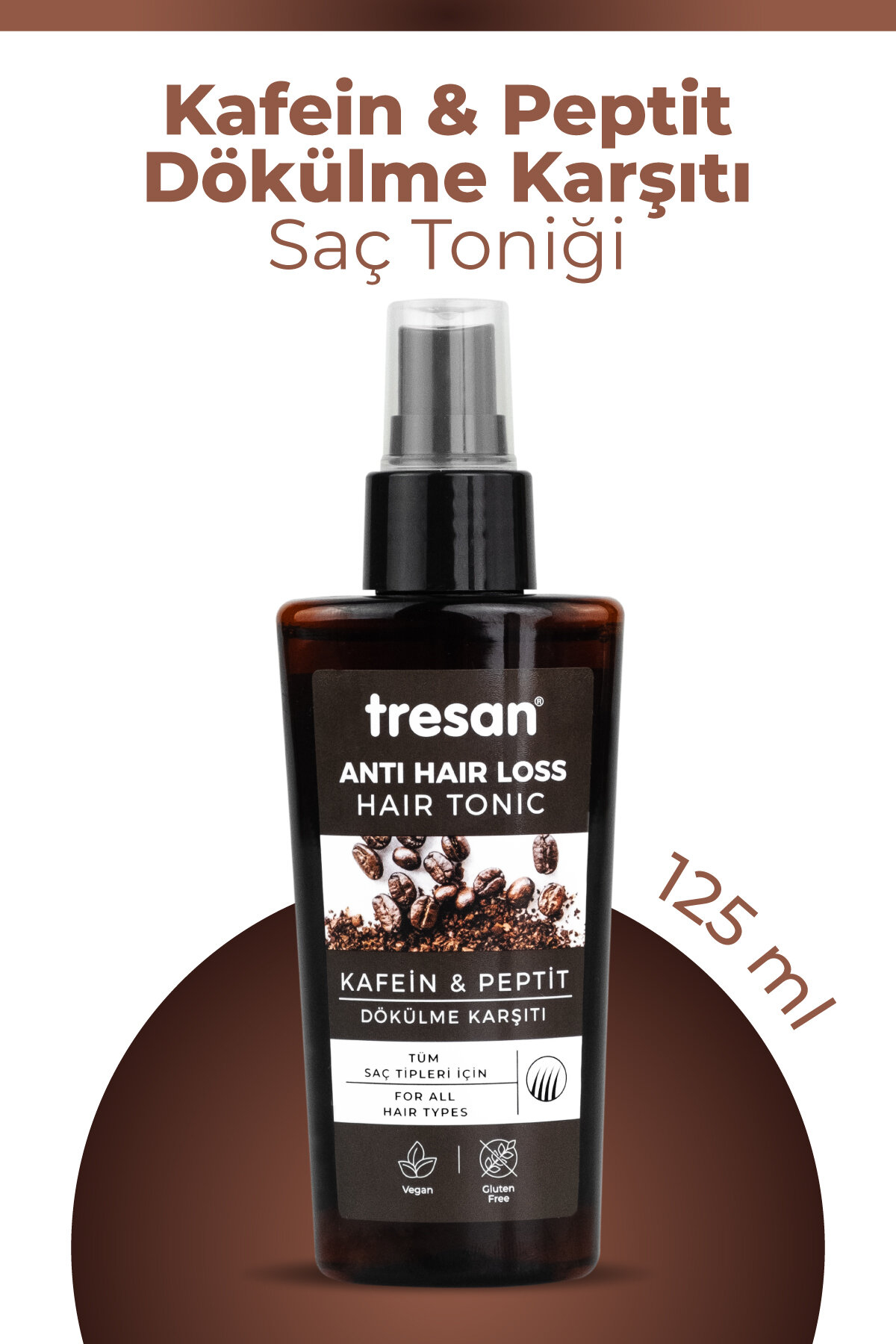 Tresan Kafein & Peptit Dökülme Karşıtı Saç Toniği 125 ml